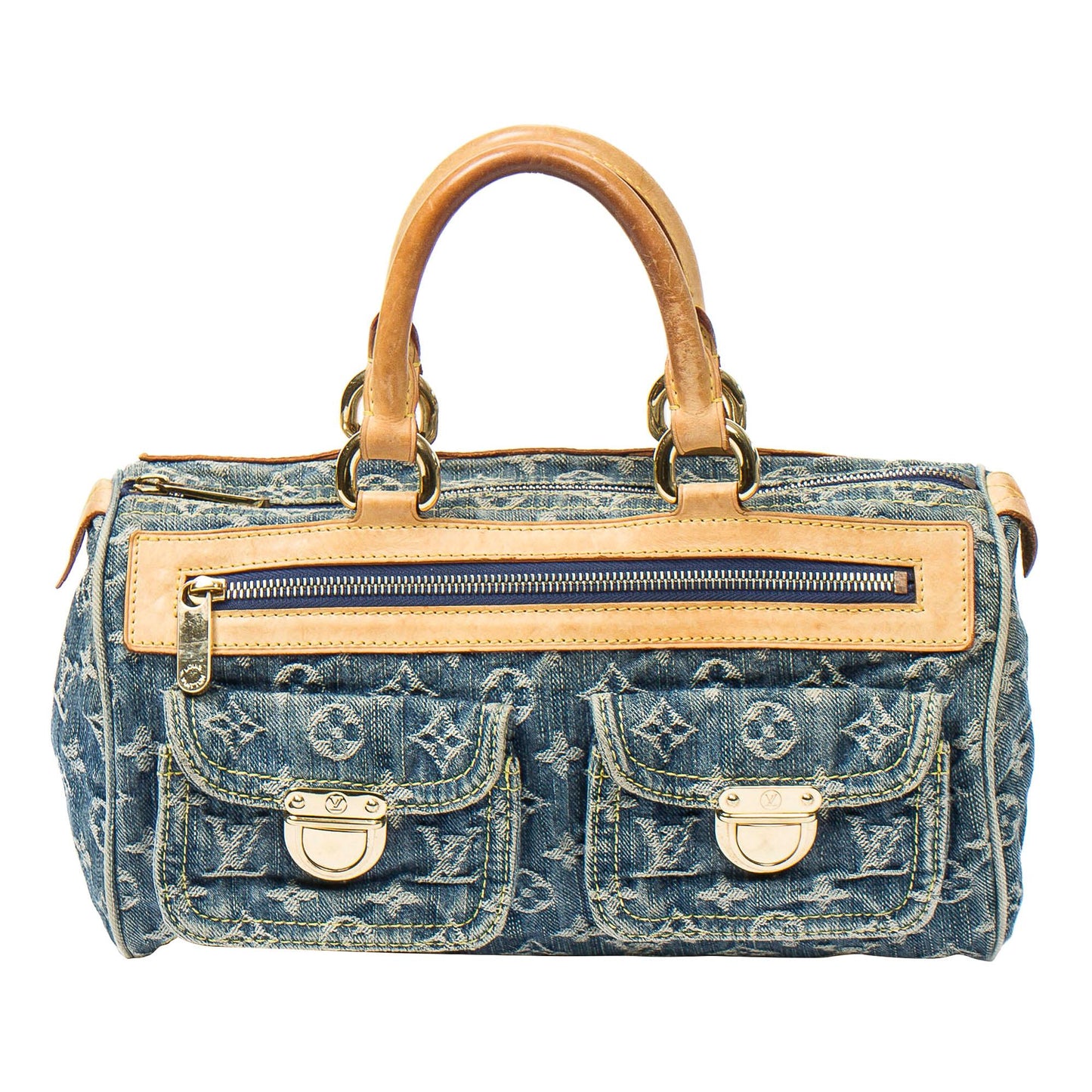 Louis Vuitton Monogram Denim Neo Speedy 30 (SHG-GgKeVV)