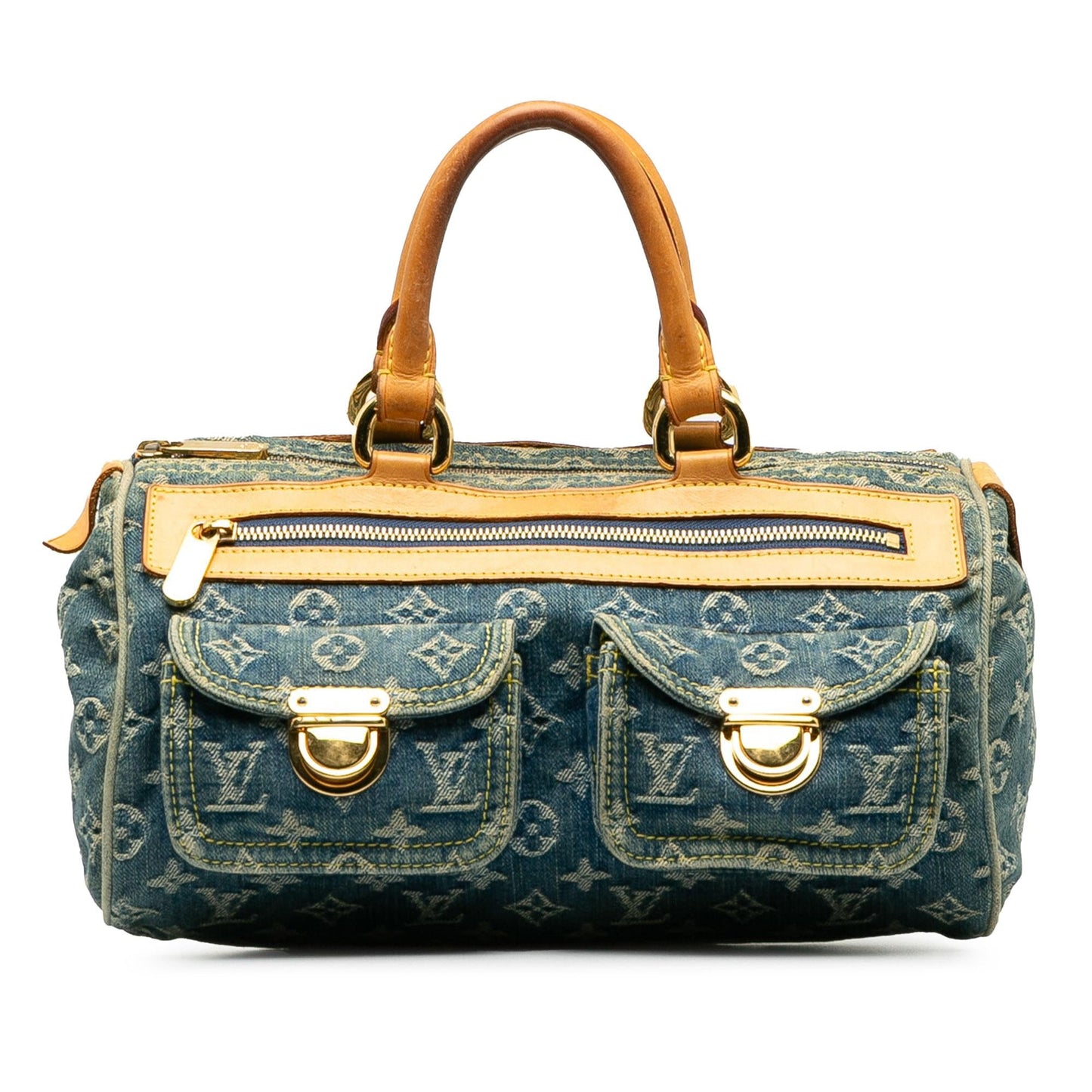 Louis Vuitton Monogram Denim Neo Speedy 30 (SHG-fwaYcJ)