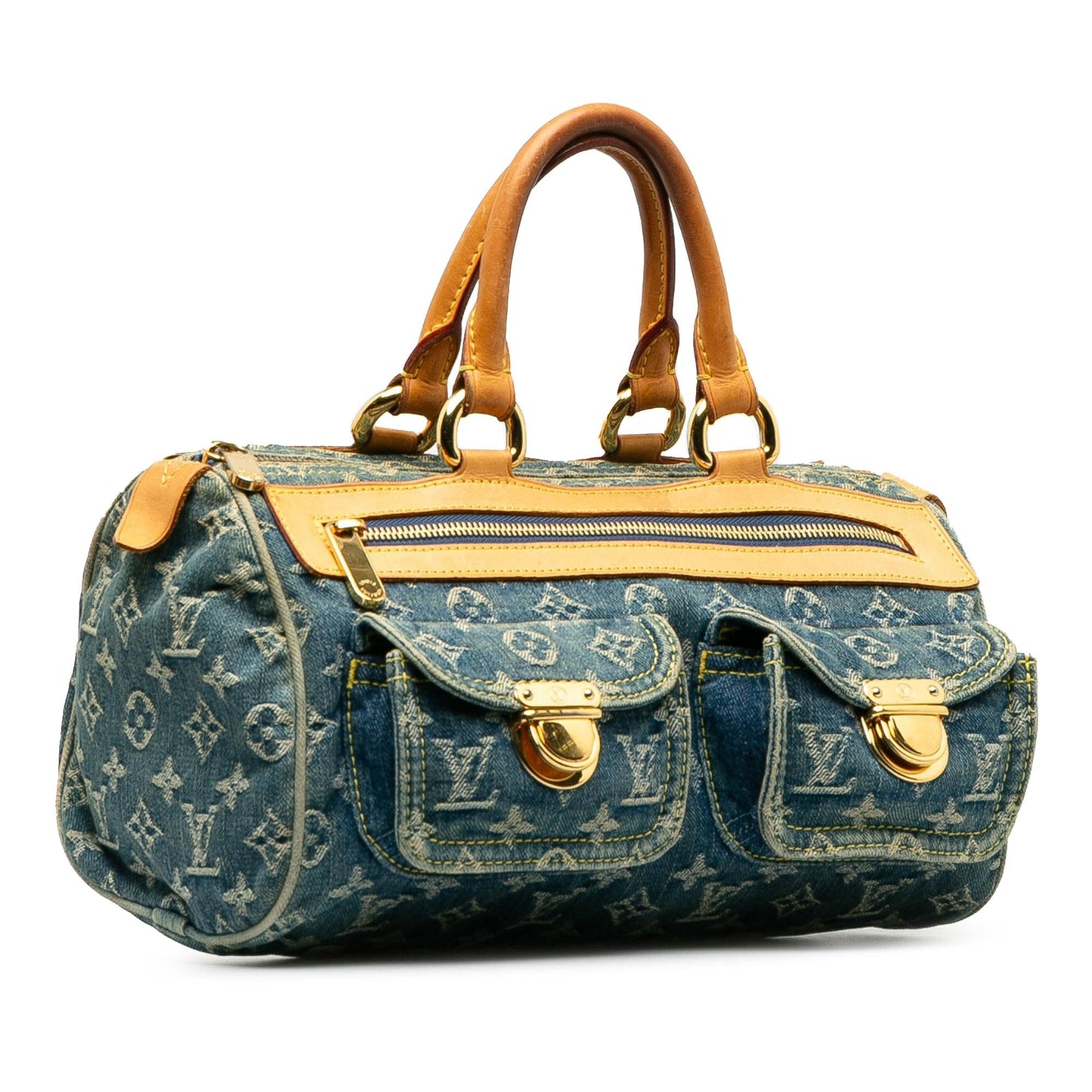 Louis Vuitton Monogram Denim Neo Speedy 30 (SHG-fwaYcJ)