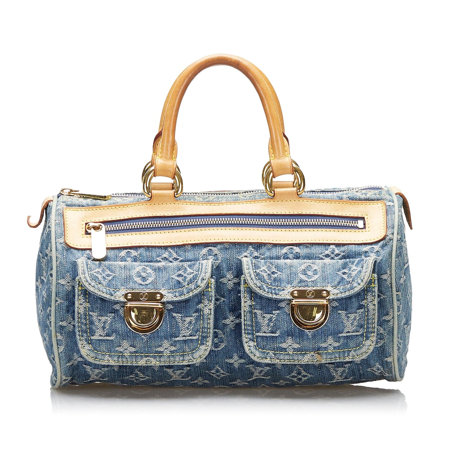 Louis Vuitton Monogram Denim Neo Speedy (SHG-YkmMty)