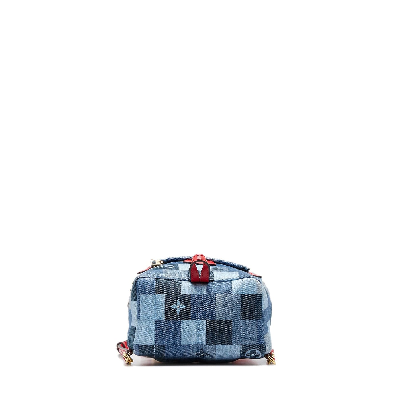 Louis Vuitton Monogram Denim Patchwork  Palm Springs Mini (SHG-EoD27m)