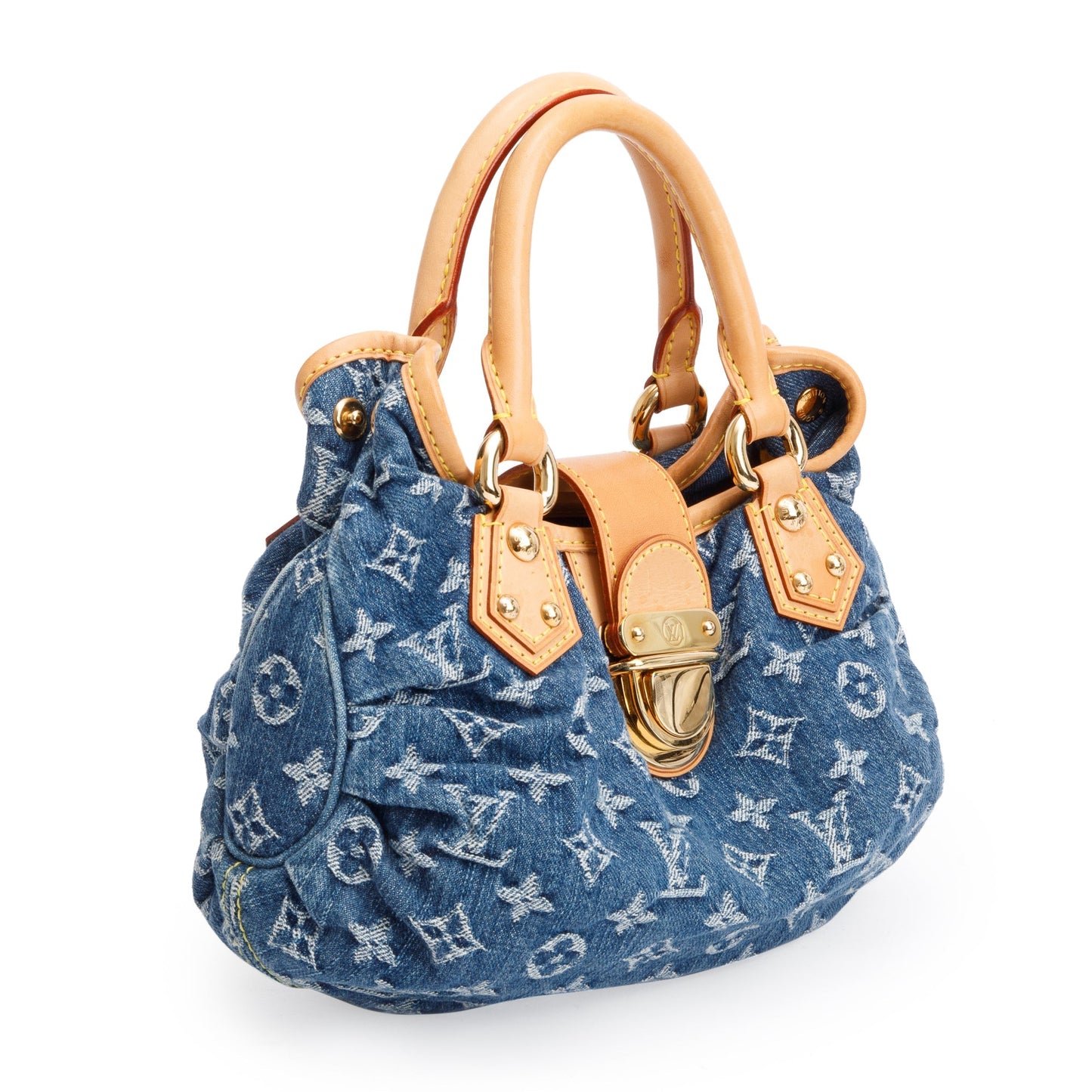Louis Vuitton Monogram Denim Small Pleaty Bag