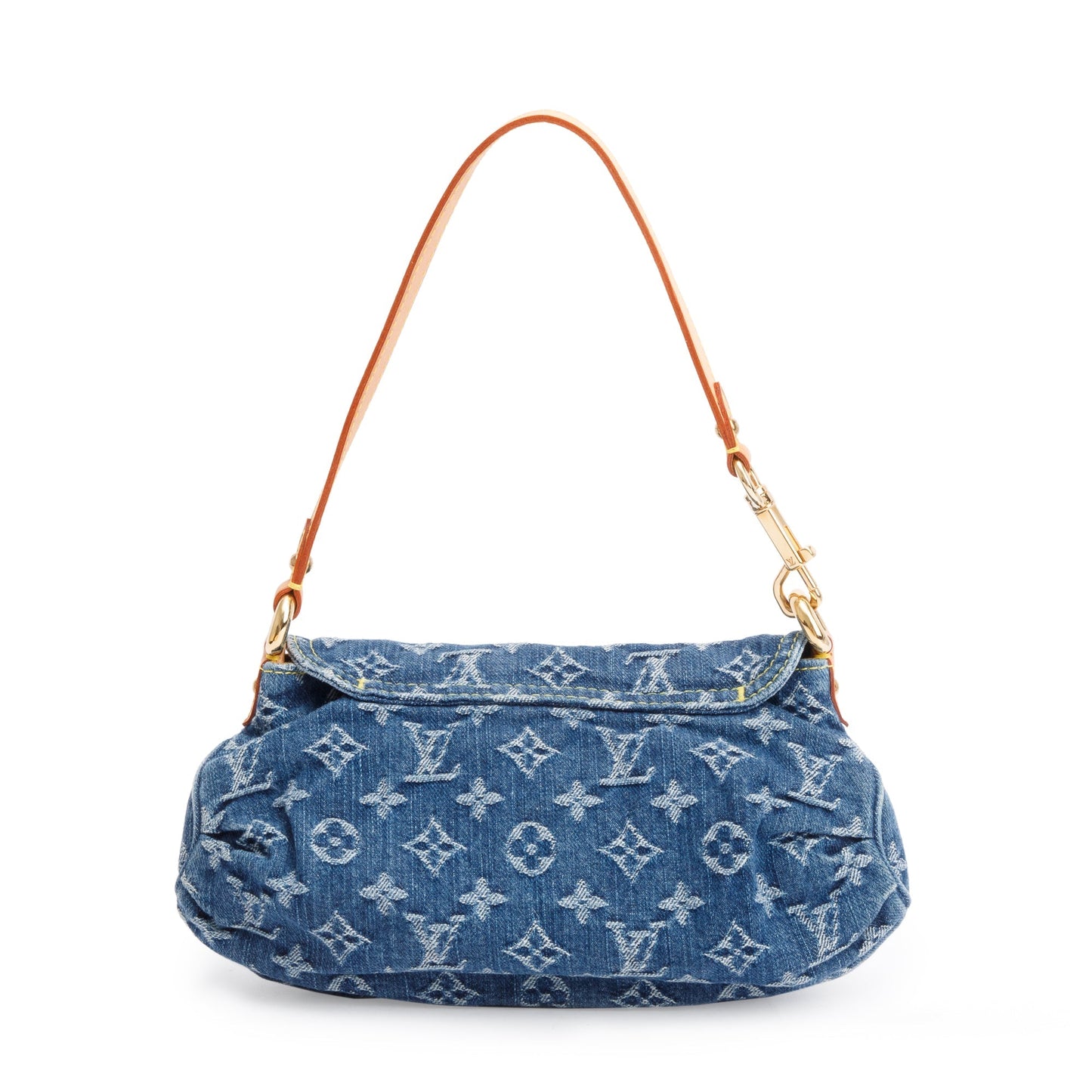 Louis Vuitton Monogram Denim Small Pleaty Bag