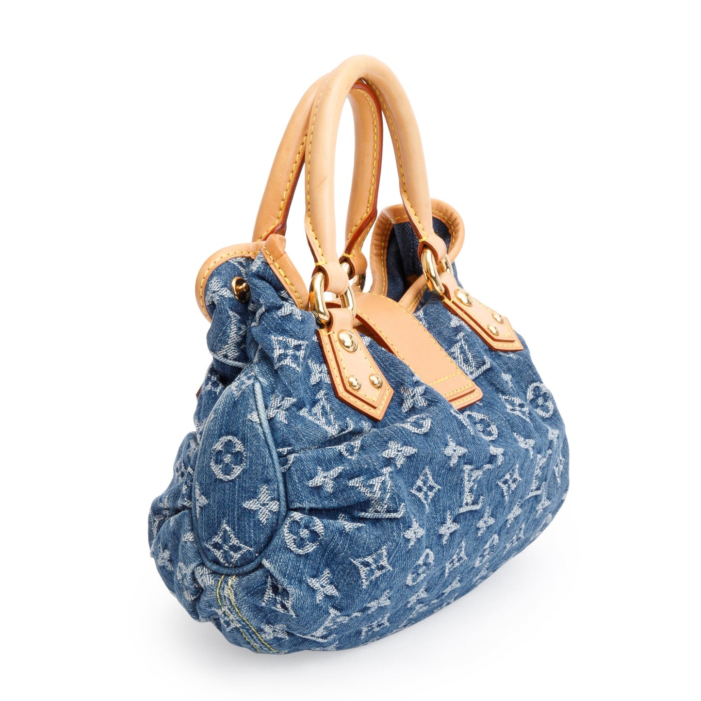 Louis Vuitton Monogram Denim Small Pleaty Bag