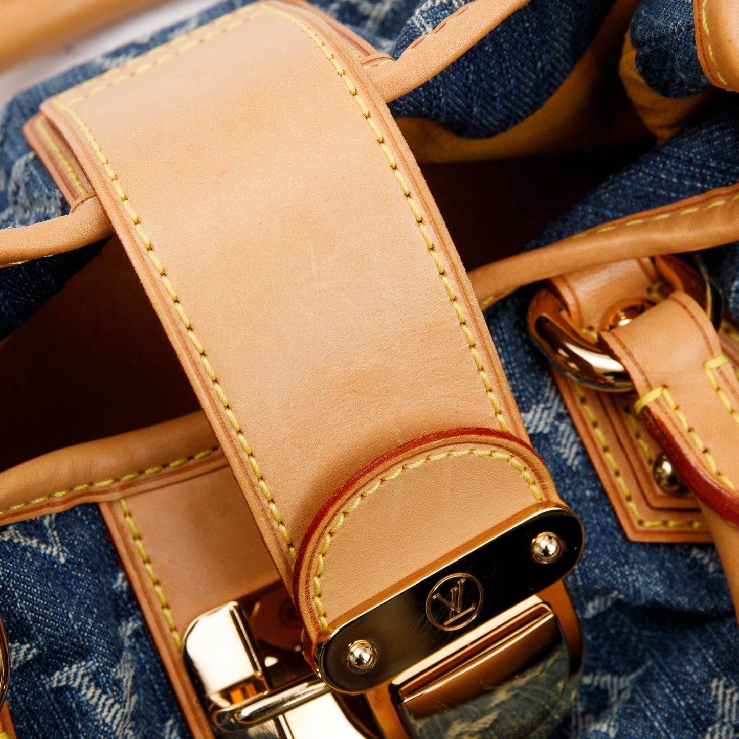 Louis Vuitton Monogram Denim Small Pleaty Bag