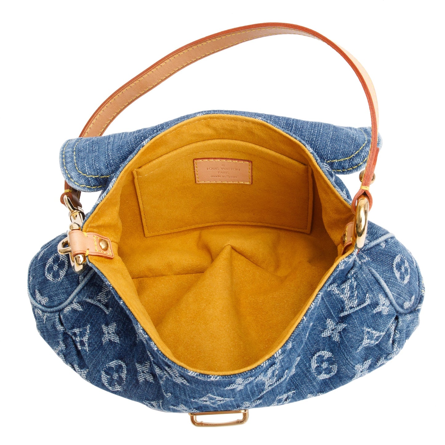 Louis Vuitton Monogram Denim Small Pleaty Bag