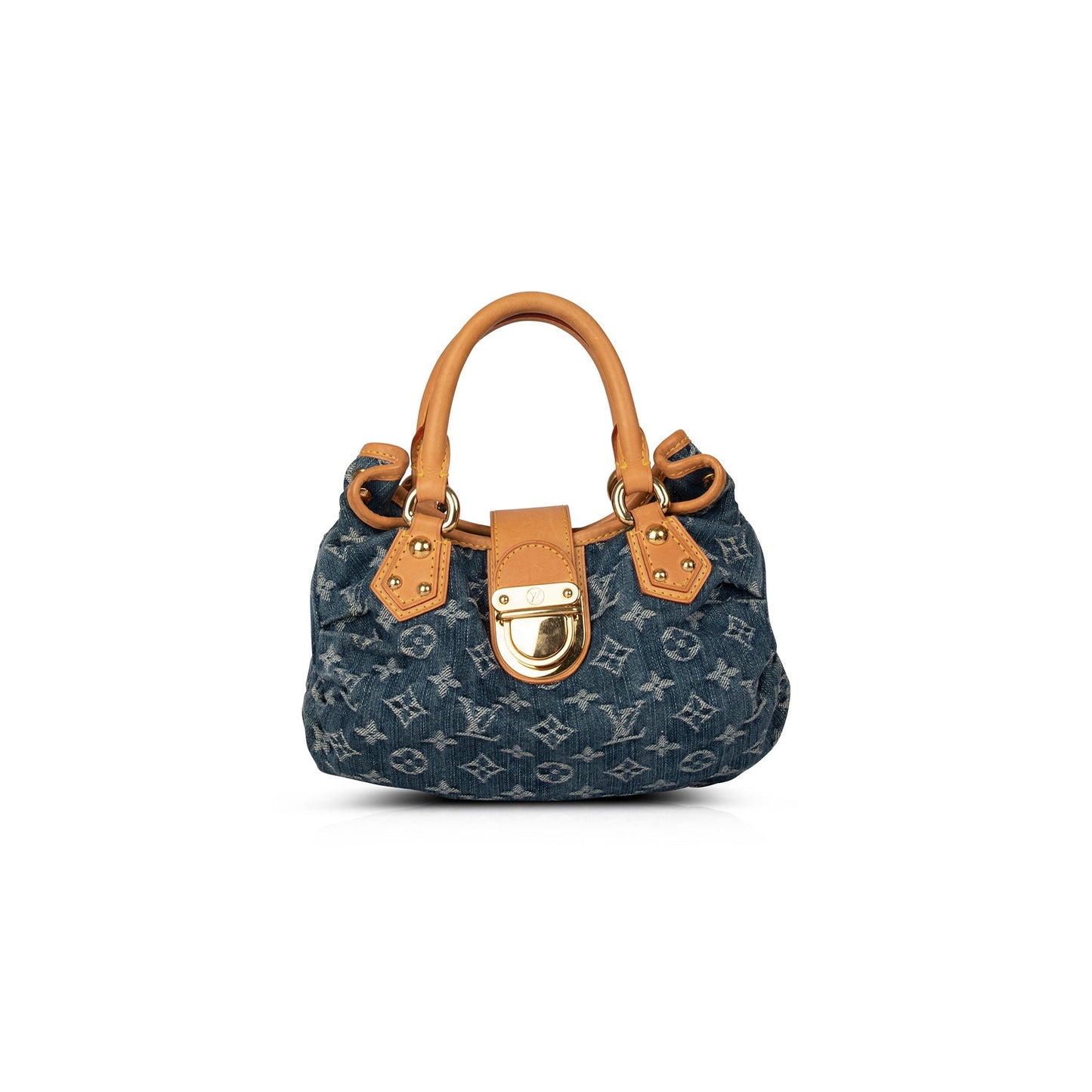 Louis Vuitton Monogram Denim Small Pleaty Bag