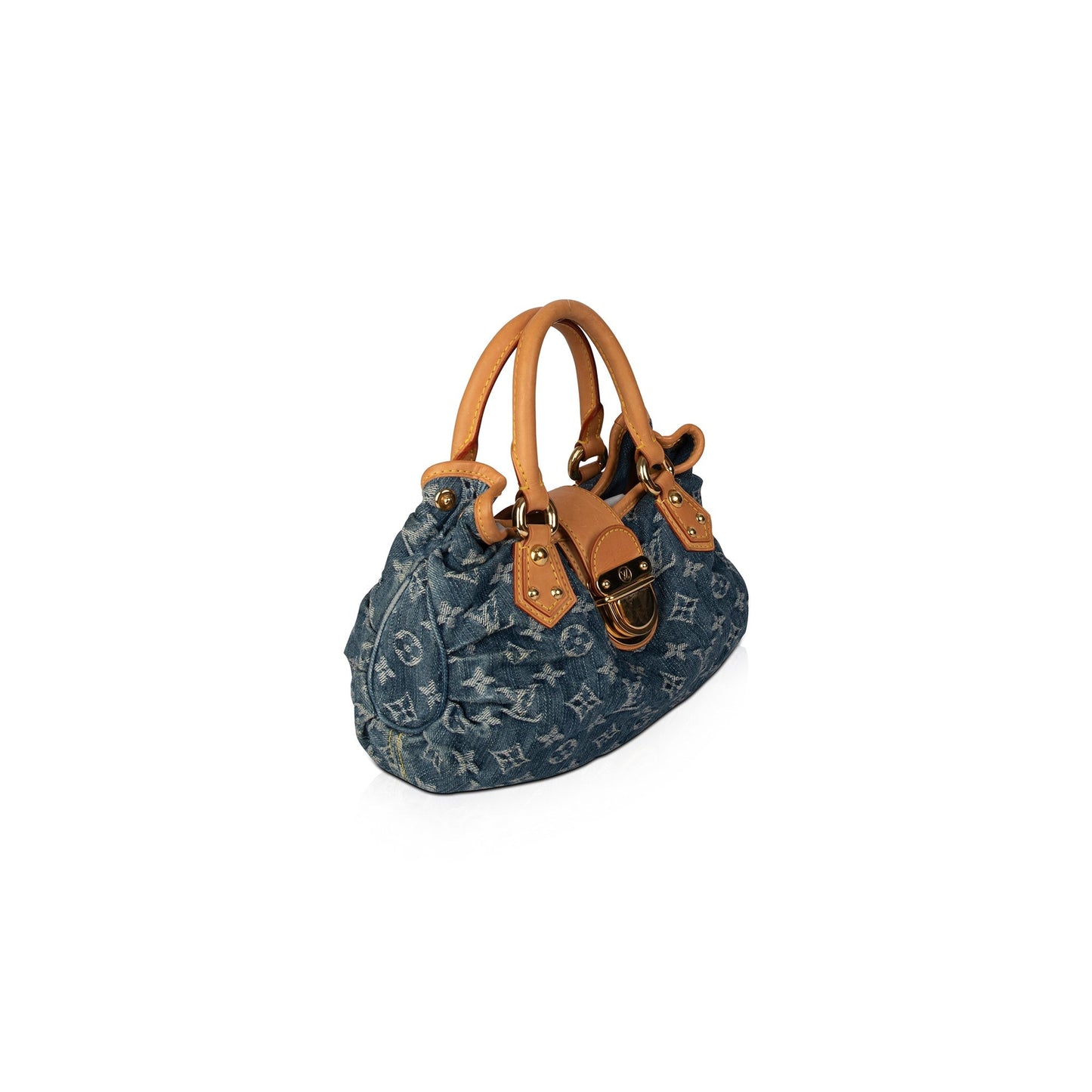 Louis Vuitton Monogram Denim Small Pleaty Bag
