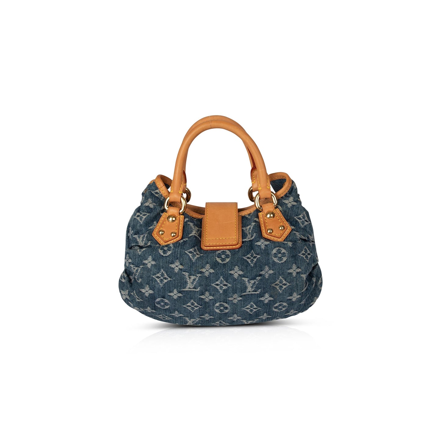 Louis Vuitton Monogram Denim Small Pleaty Bag