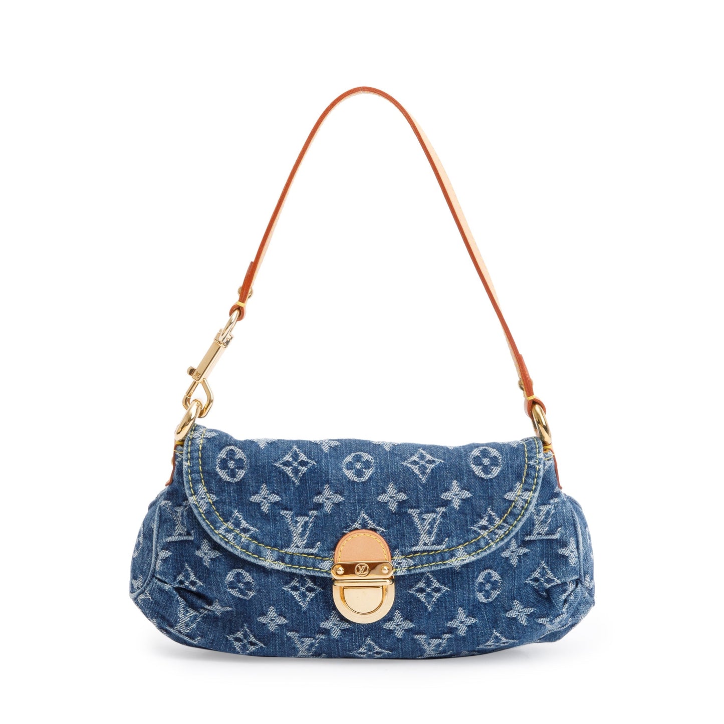 Louis Vuitton Monogram Denim Small Pleaty Bag