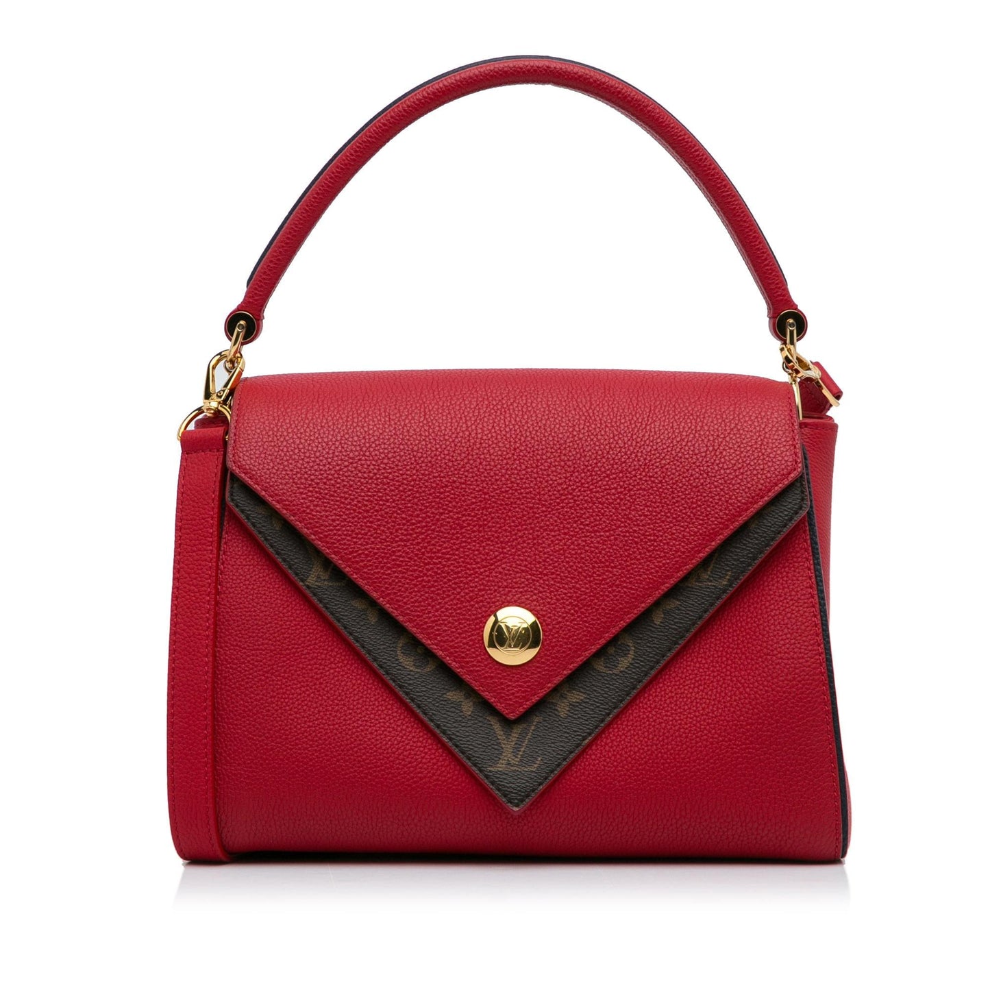 Louis Vuitton Monogram Double V Satchel (SHG-ucanS5)