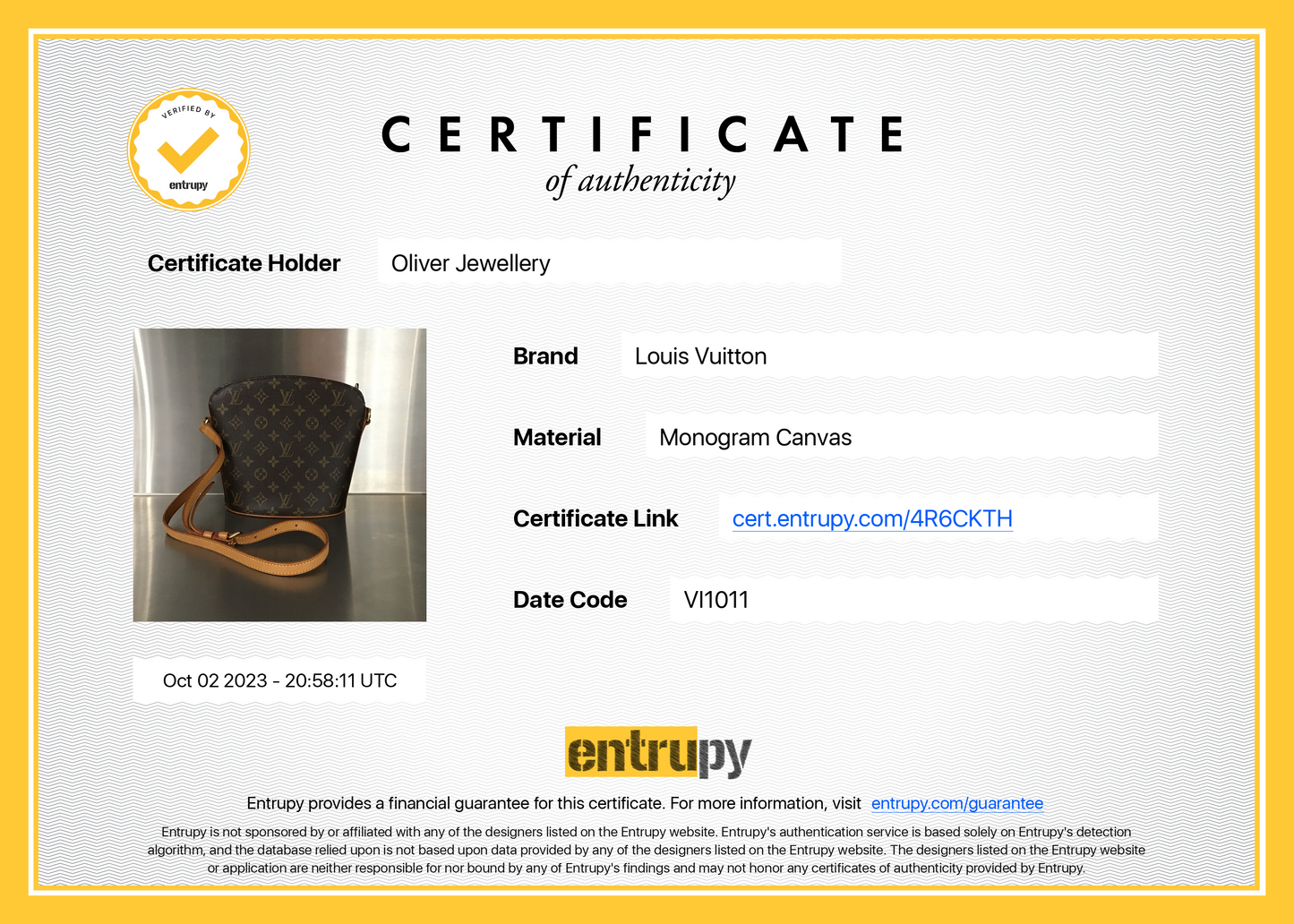 Louis Vuitton Monogram Drouot Crossbody Bag