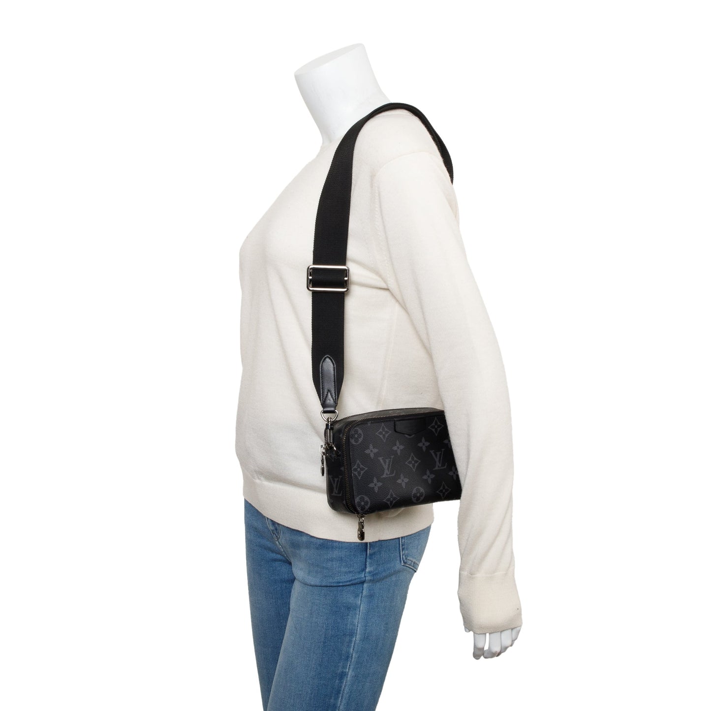 Louis Vuitton Monogram Eclipse Alpha Wearable Wallet Crossbody