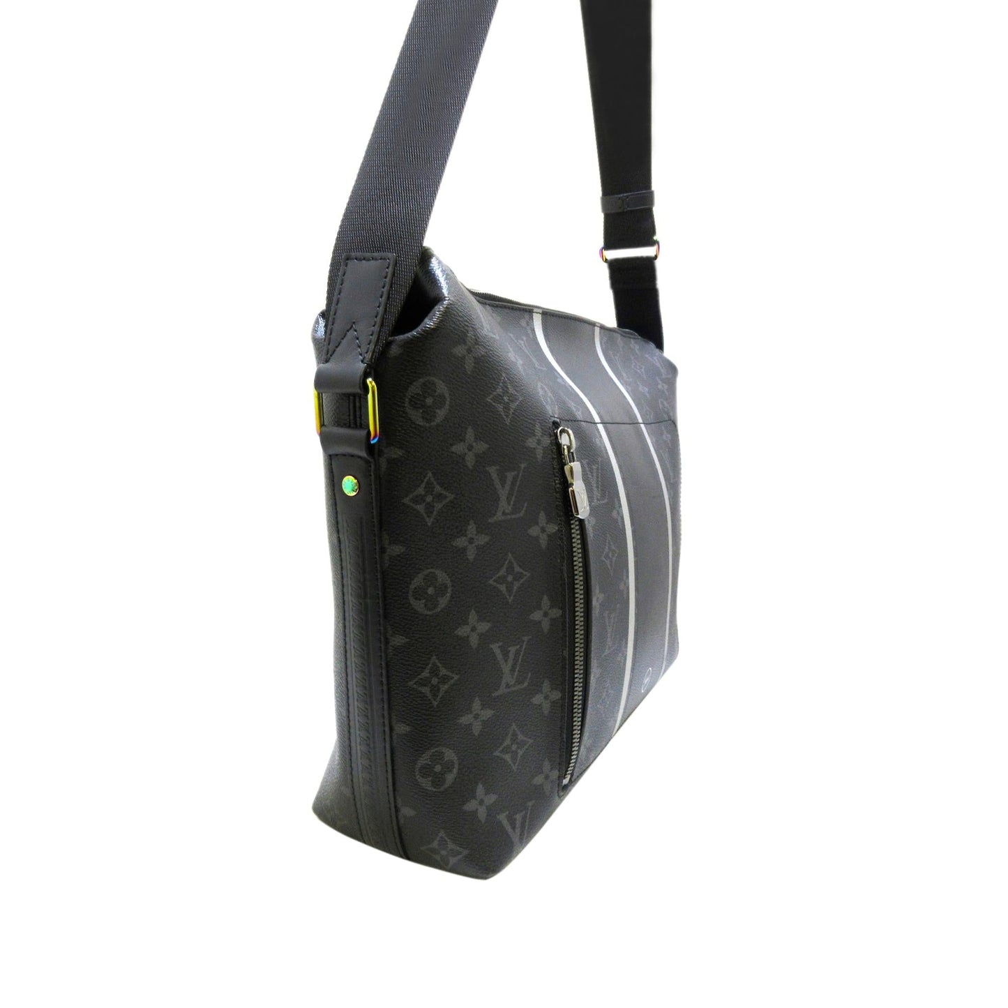 Louis Vuitton Monogram Eclipse Apollo Messenger MM (SHG-37708)