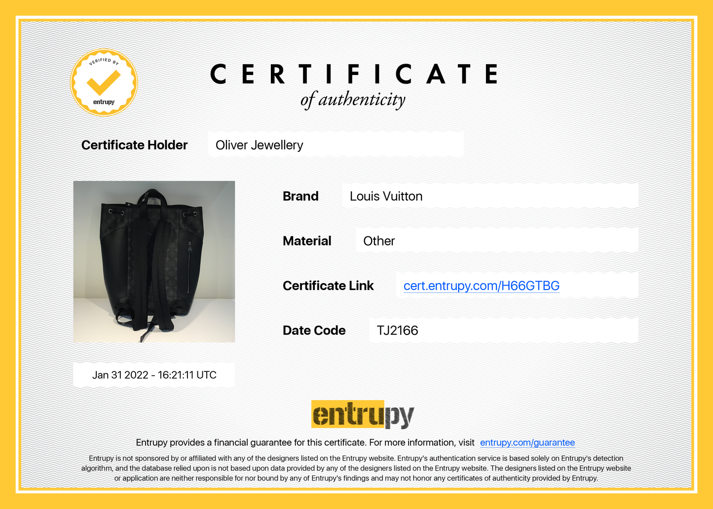 Louis Vuitton Monogram Eclipse Explorer Backpack