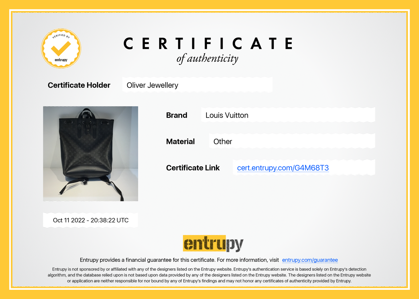 Louis Vuitton Monogram Eclipse Explorer Backpack