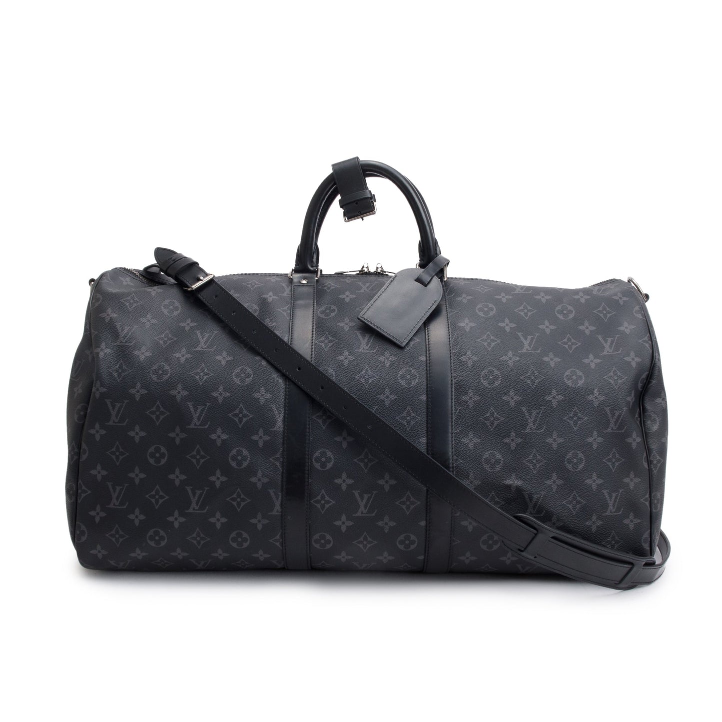 Louis Vuitton Monogram Eclipse Keepall Bandouliere 55