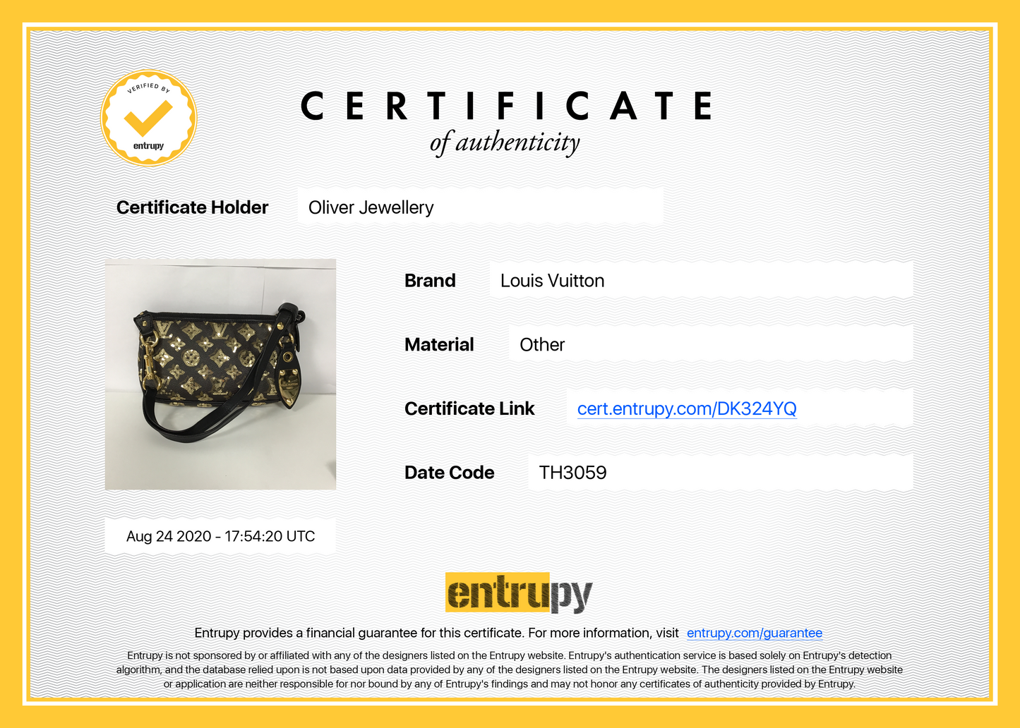 Louis Vuitton Monogram Eclipse Pochette Accessoires