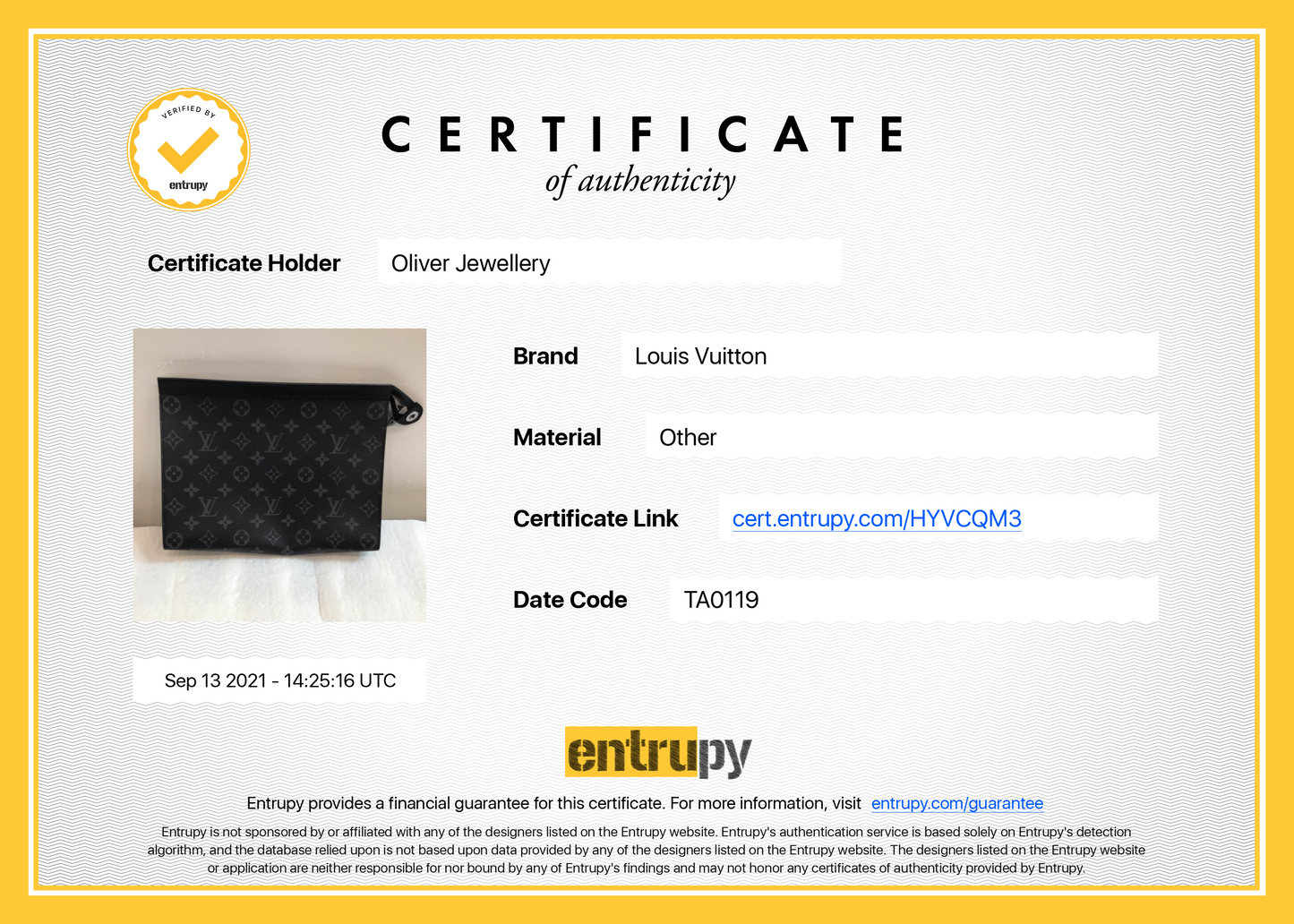 Louis Vuitton Monogram Eclipse Pochette Voyage MM