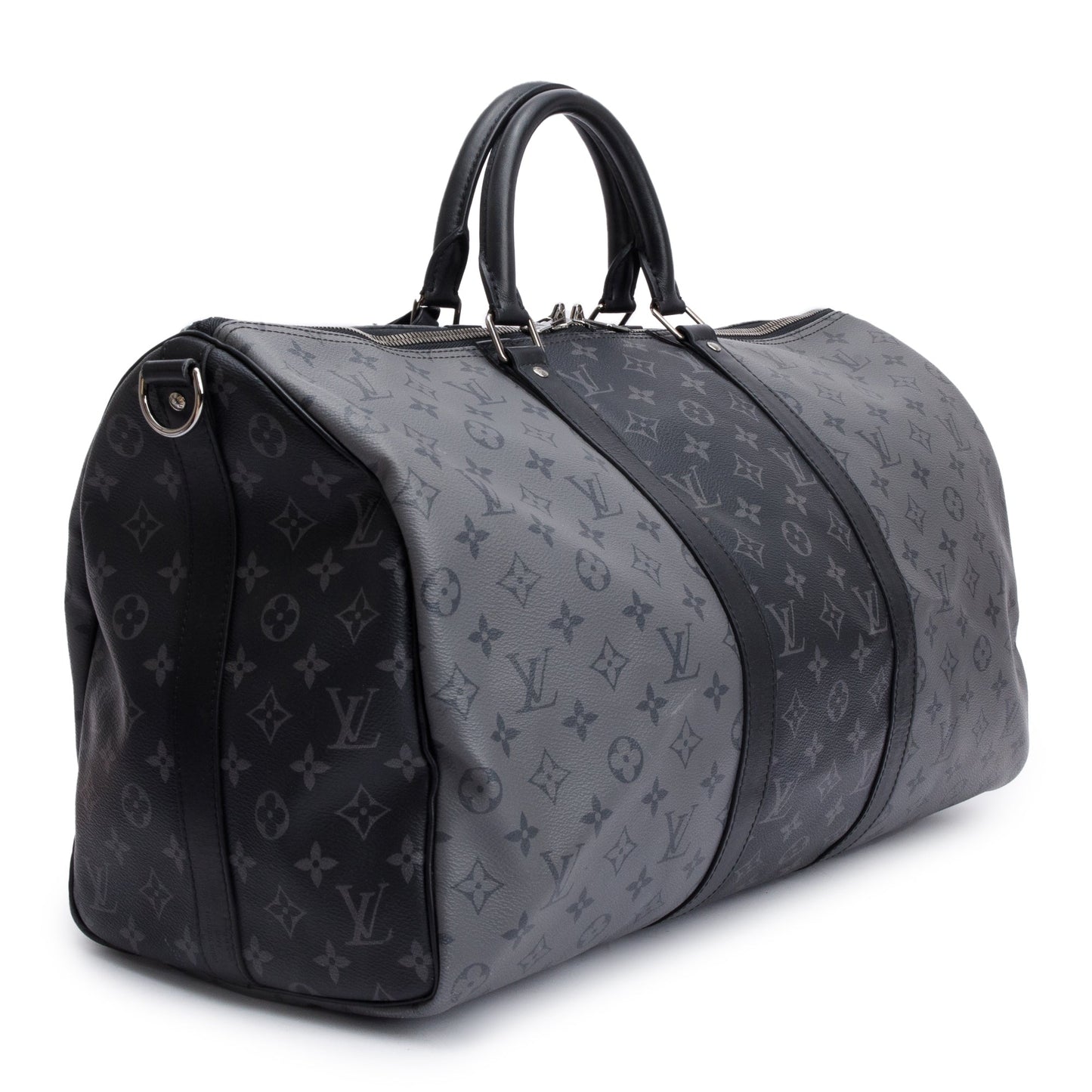 Louis Vuitton Monogram Eclipse Reverse Keepall Bandouliere 50