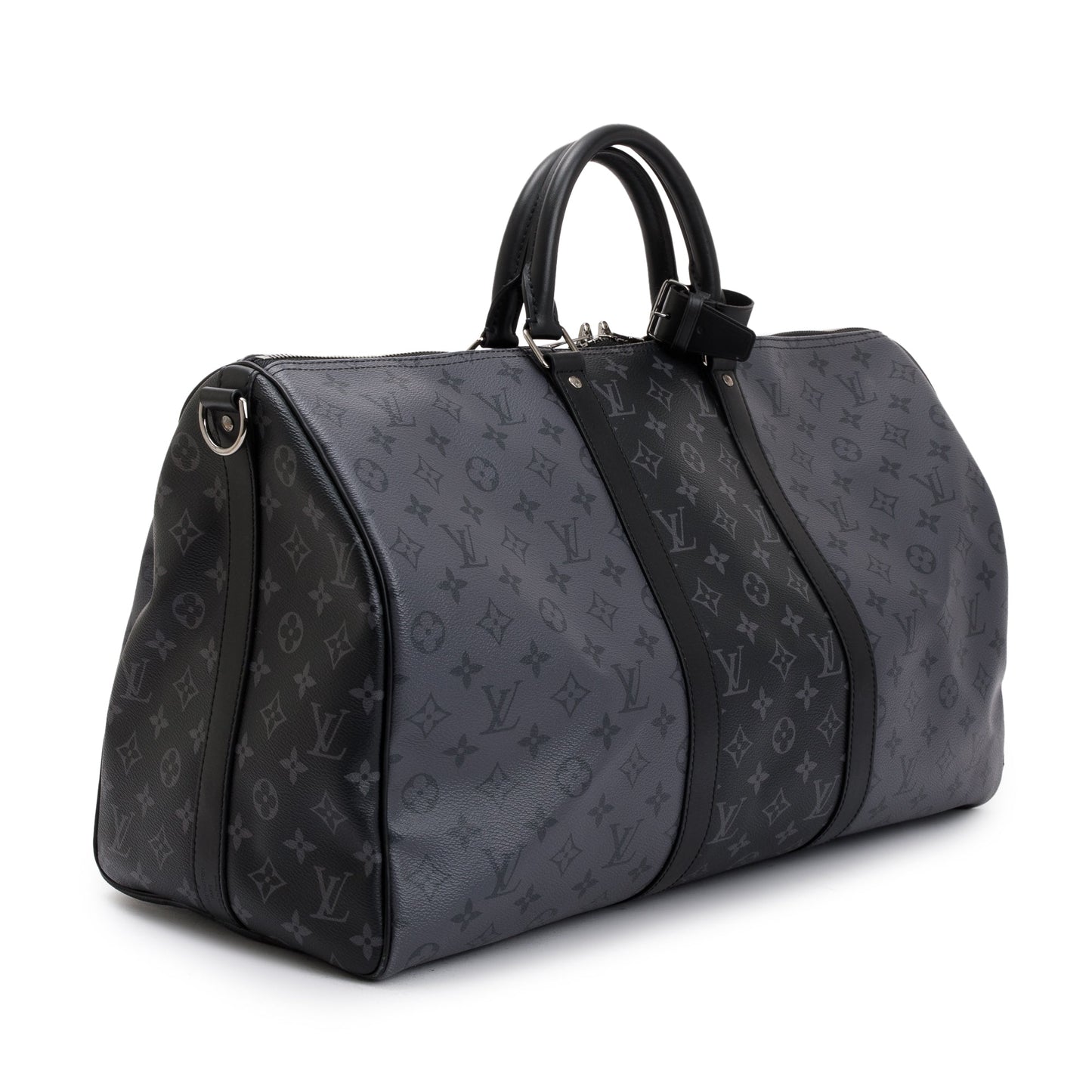Louis Vuitton Monogram Eclipse Reverse Keepall Bandouliere 50