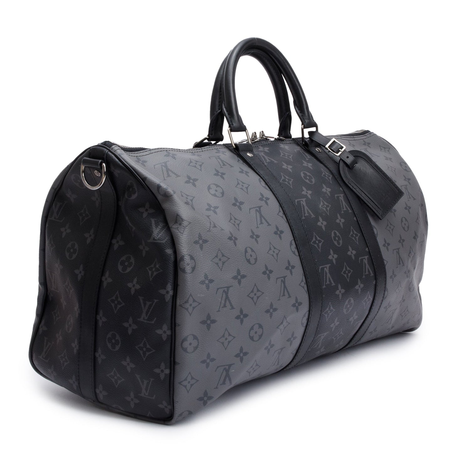 Louis Vuitton Monogram Eclipse Reverse Keepall Bandouliere 50