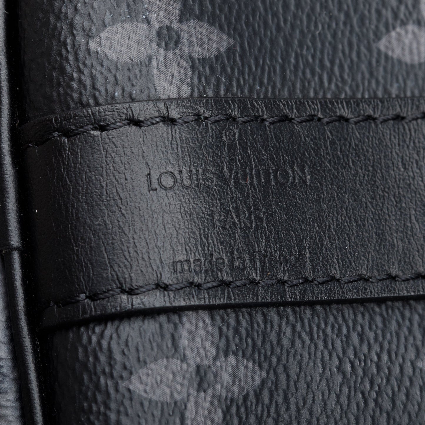 Louis Vuitton Monogram Eclipse Reverse Keepall Bandouliere 50