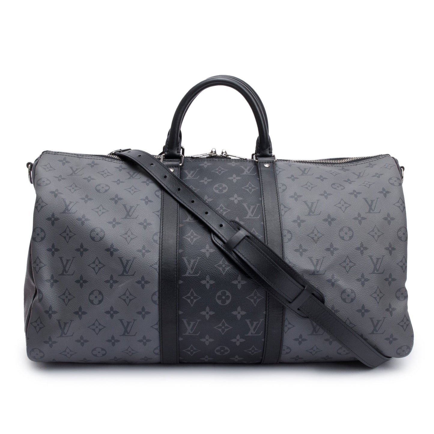 Louis Vuitton Monogram Eclipse Reverse Keepall Bandouliere 50