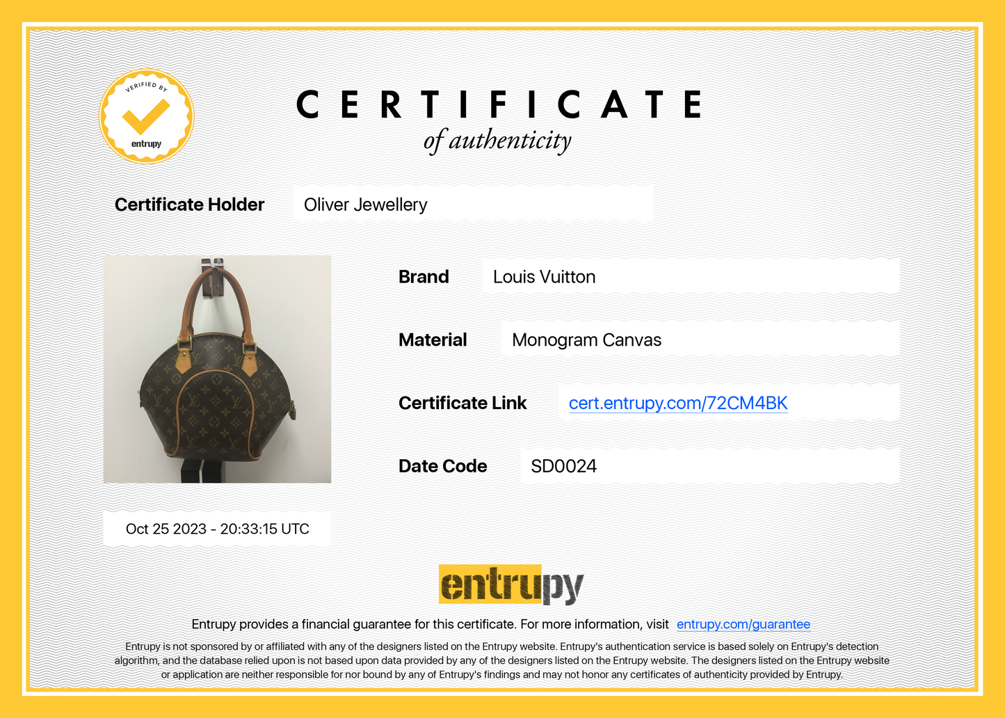 Louis Vuitton Monogram Ellipse PM