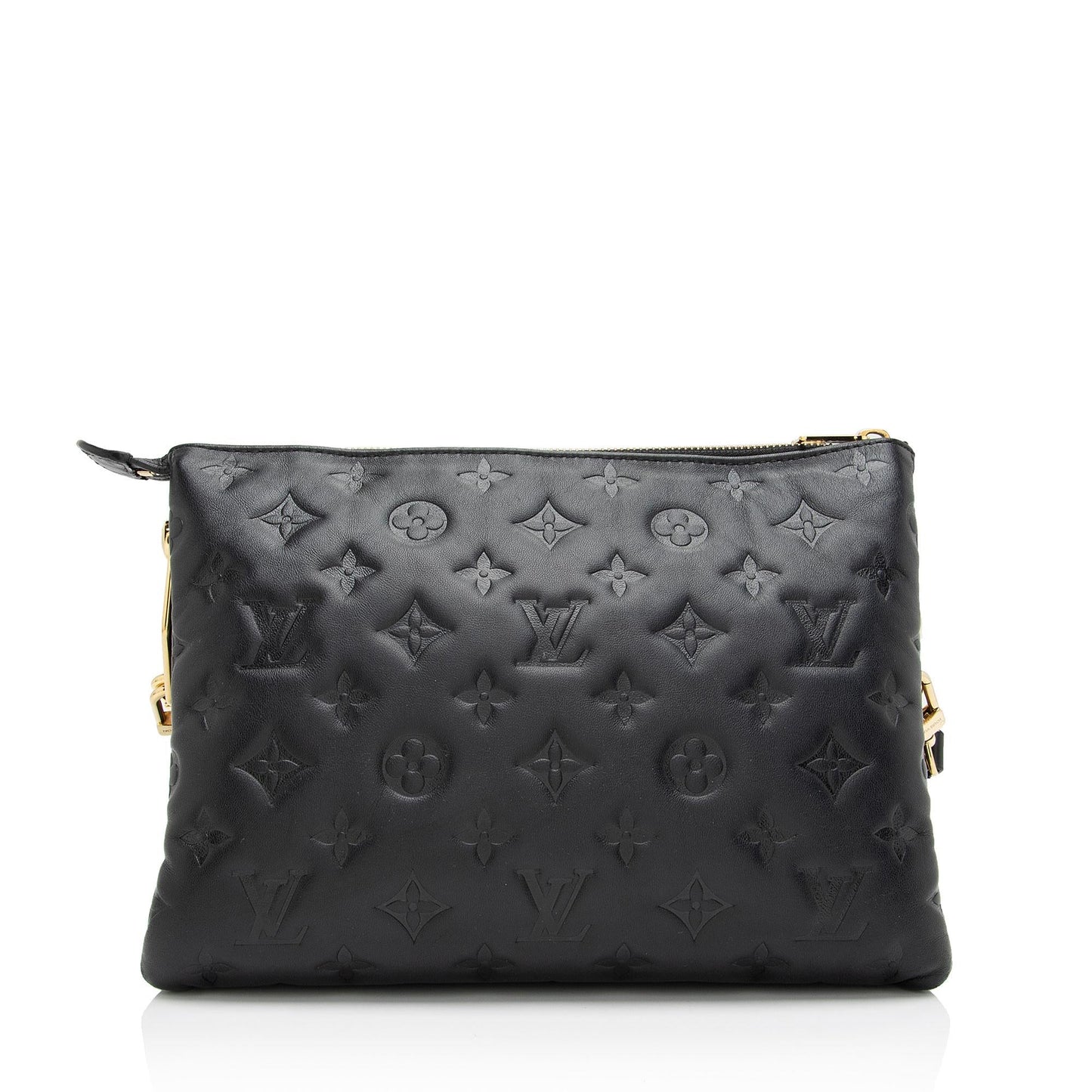 Louis Vuitton Monogram Embossed Lambskin Coussin PM Shoulder Bag (SHF-4qrMA6)