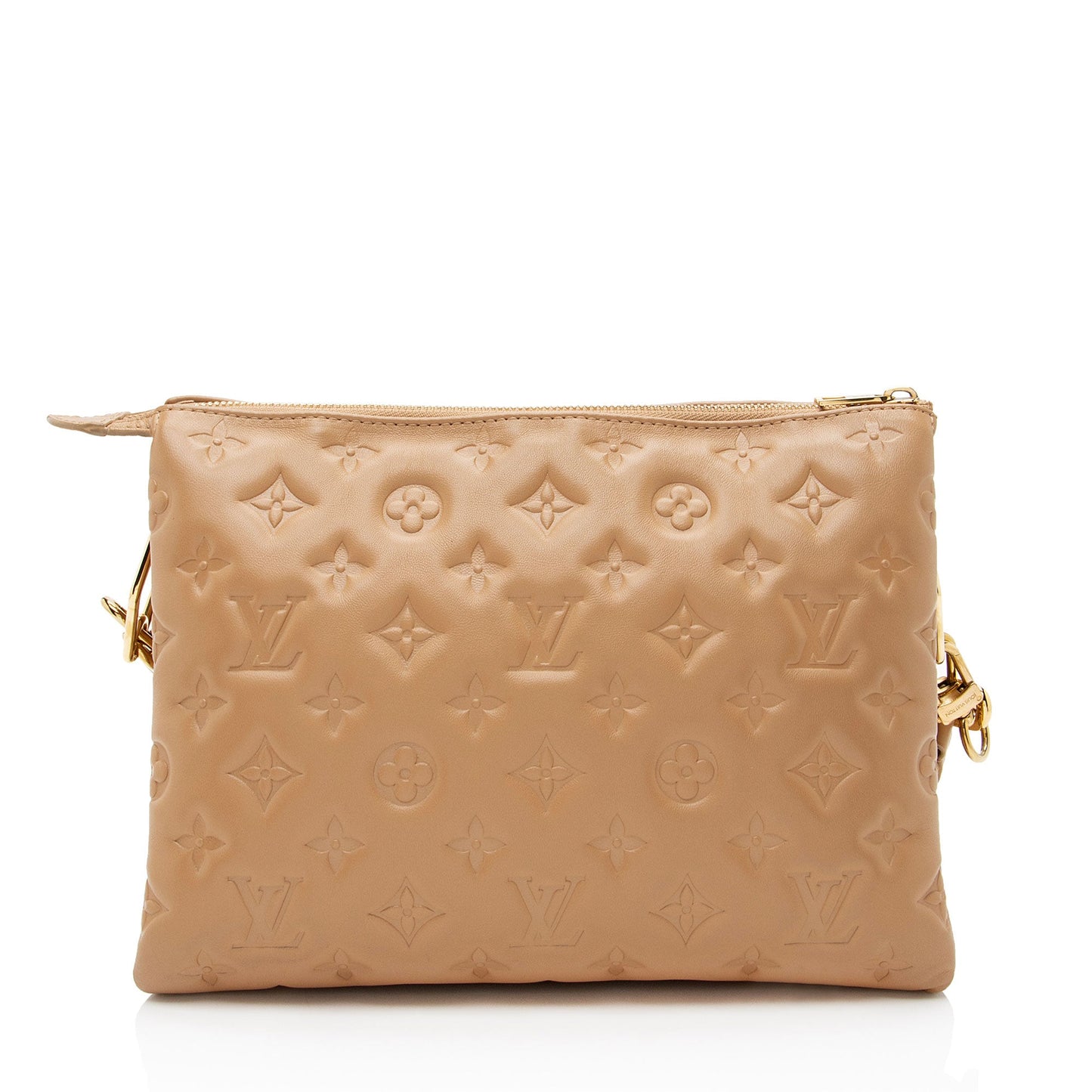 Louis Vuitton Monogram Embossed Lambskin Coussin PM Shoulder Bag