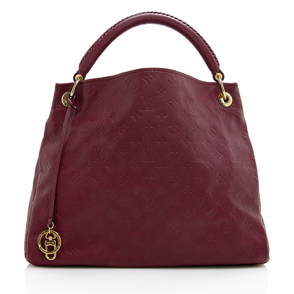 Louis Vuitton Monogram Empreinte Artsy MM Shoulder Bag (SHF-20975)