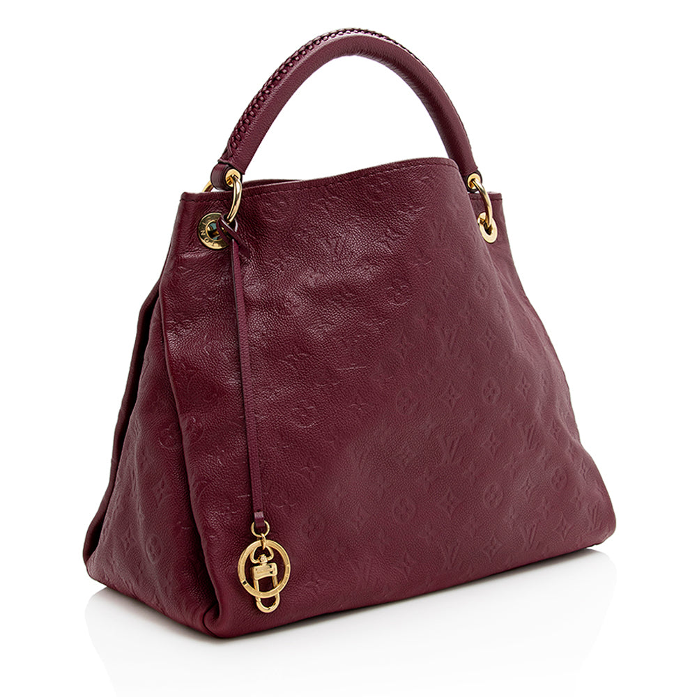 Louis Vuitton Monogram Empreinte Artsy MM Shoulder Bag (SHF-20975)