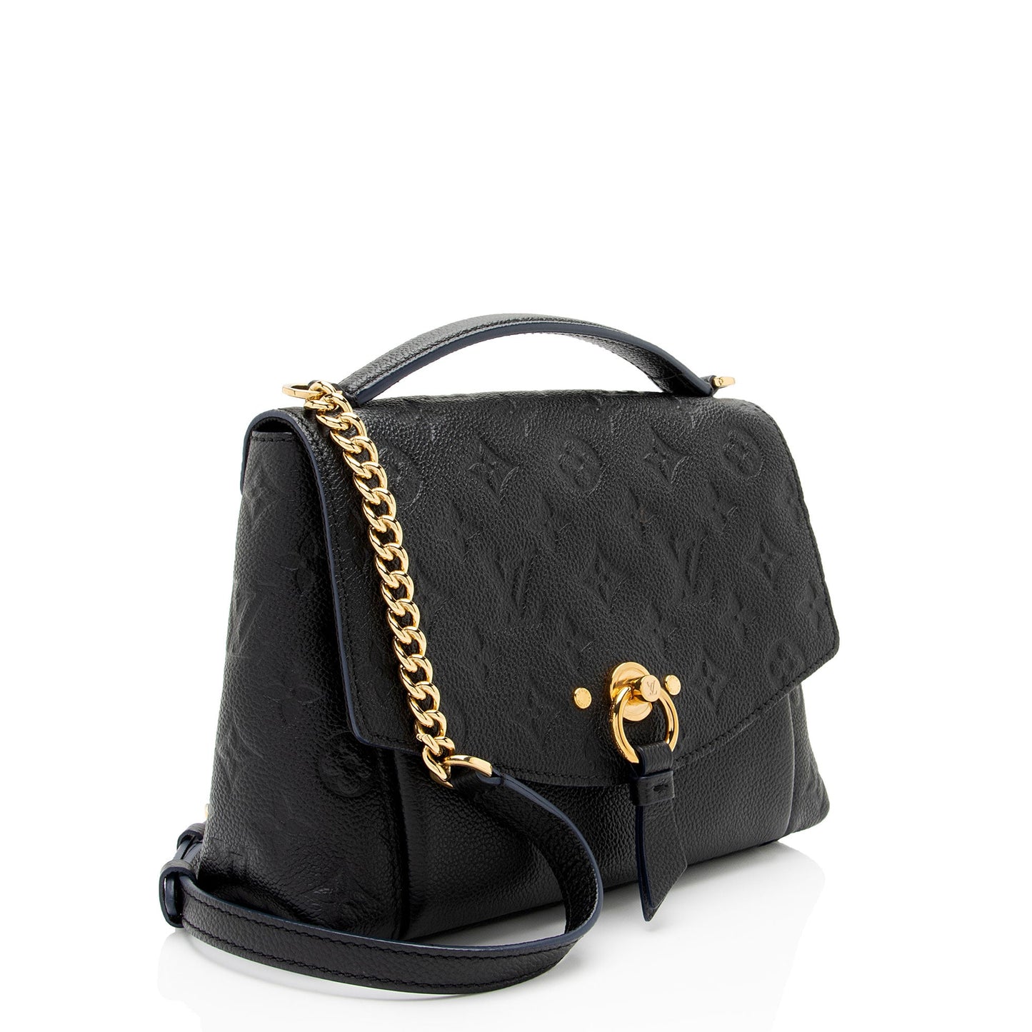 Louis Vuitton Monogram Empreinte Blanche BB Satchel (SHF-W53KXR)