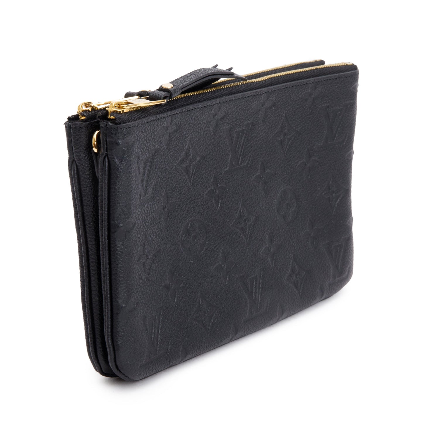 Louis Vuitton Monogram Empreinte Double Zip Pochette
