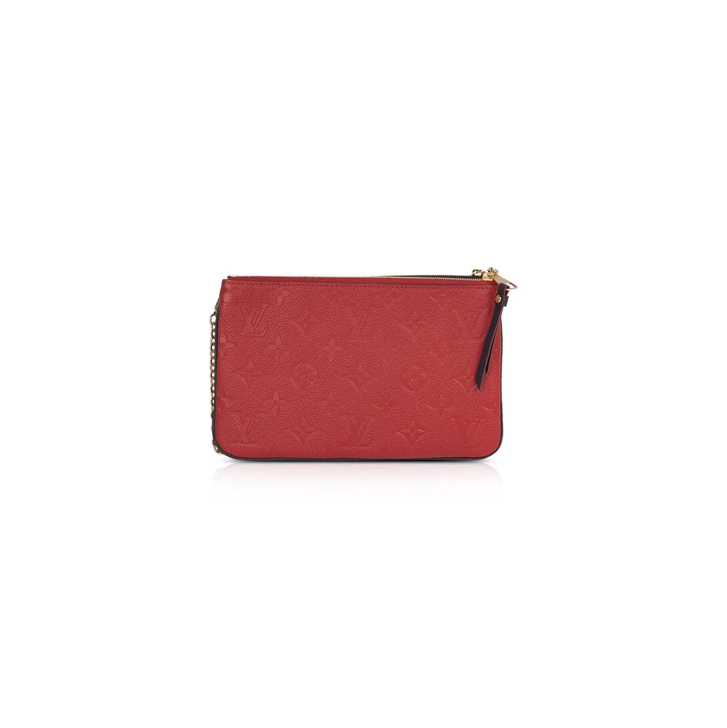 Louis Vuitton Monogram Empreinte Double Zip Pochette
