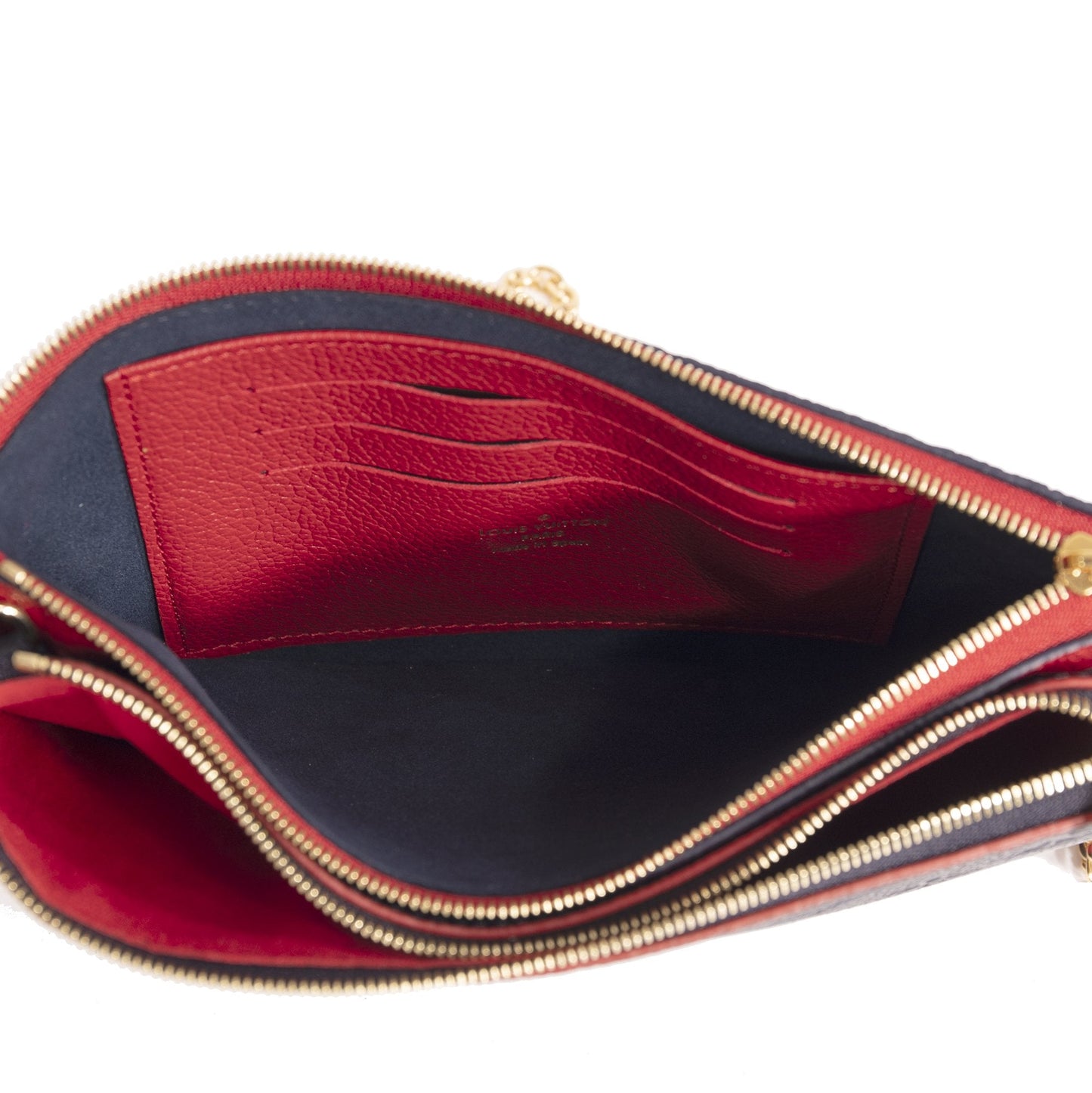 Louis Vuitton Monogram Empreinte Double Zip Pochette