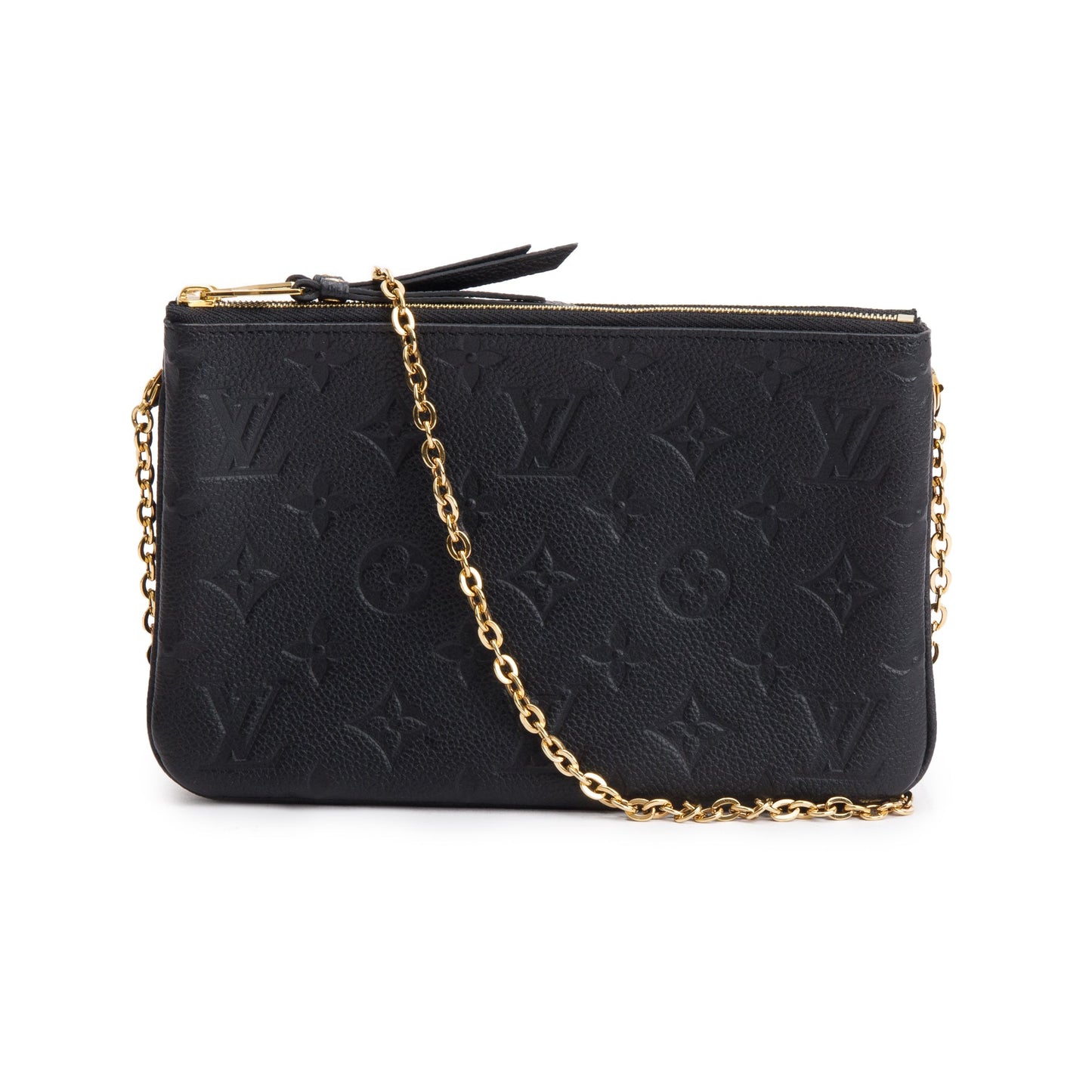 Louis Vuitton Monogram Empreinte Double Zip Pochette