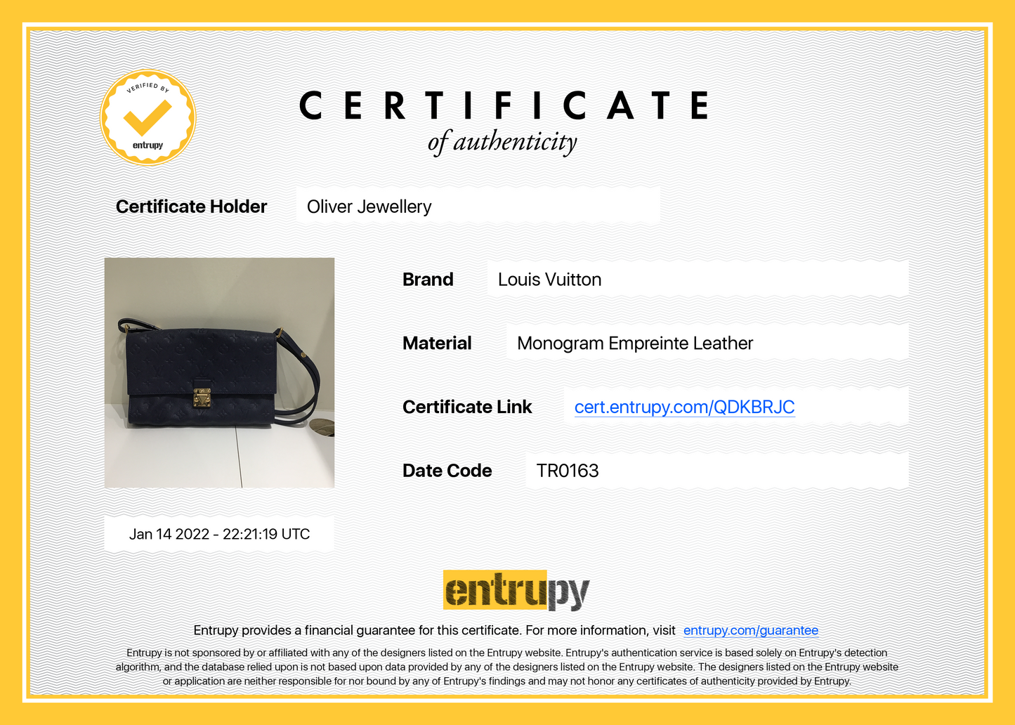 Louis Vuitton Monogram Empreinte Fascinante Bag
