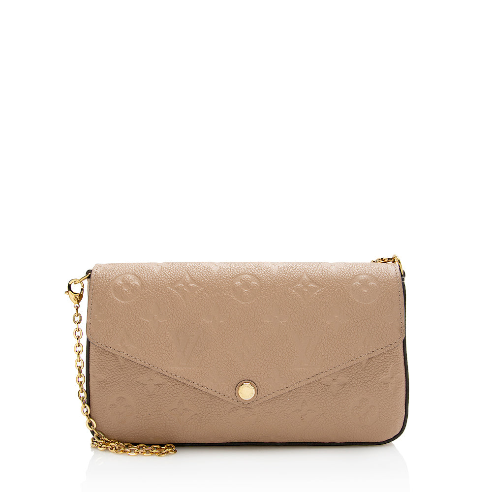 Louis Vuitton Monogram Empreinte Felicie Pochette (SHF-21839)