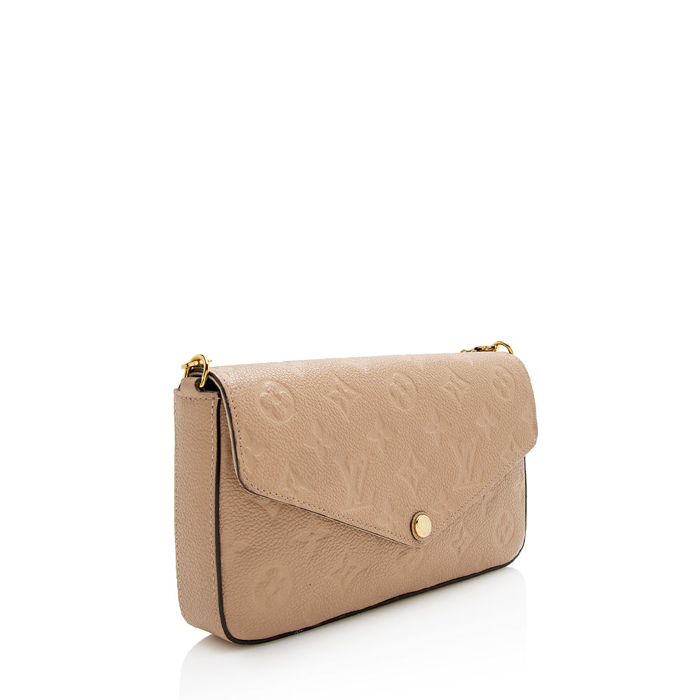 Louis Vuitton Monogram Empreinte Felicie Pochette (SHF-21839)