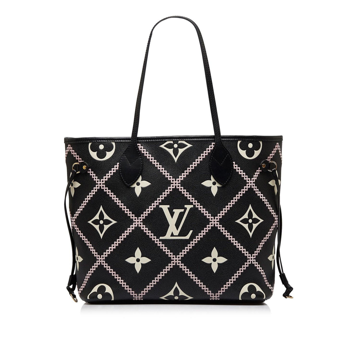 Louis Vuitton Monogram Empreinte Giant Broderies Neverfull MM (SHG-xRWoVc)