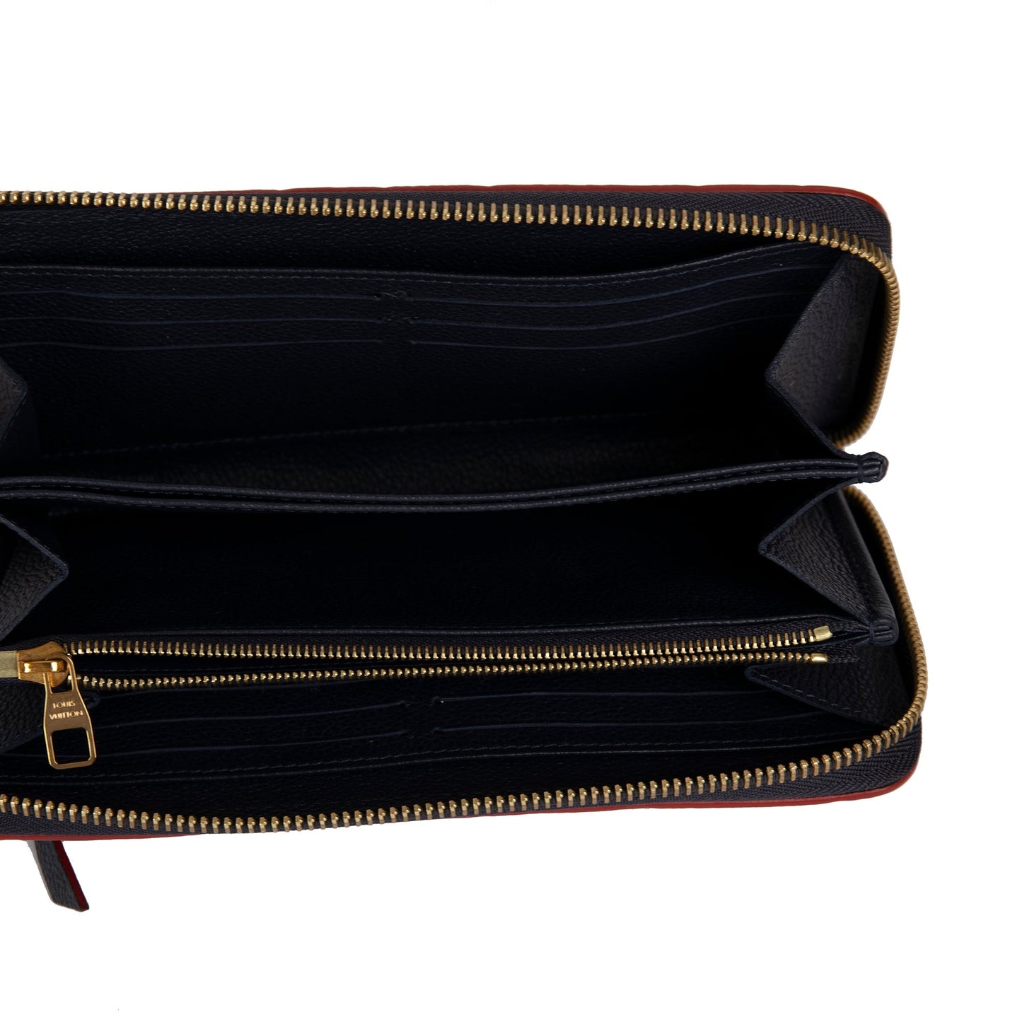 Louis Vuitton Monogram Empreinte Leather Zippy Wallet