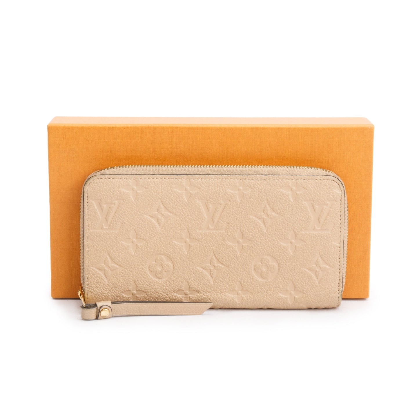 Louis Vuitton Monogram Empreinte Leather Zippy Wallet