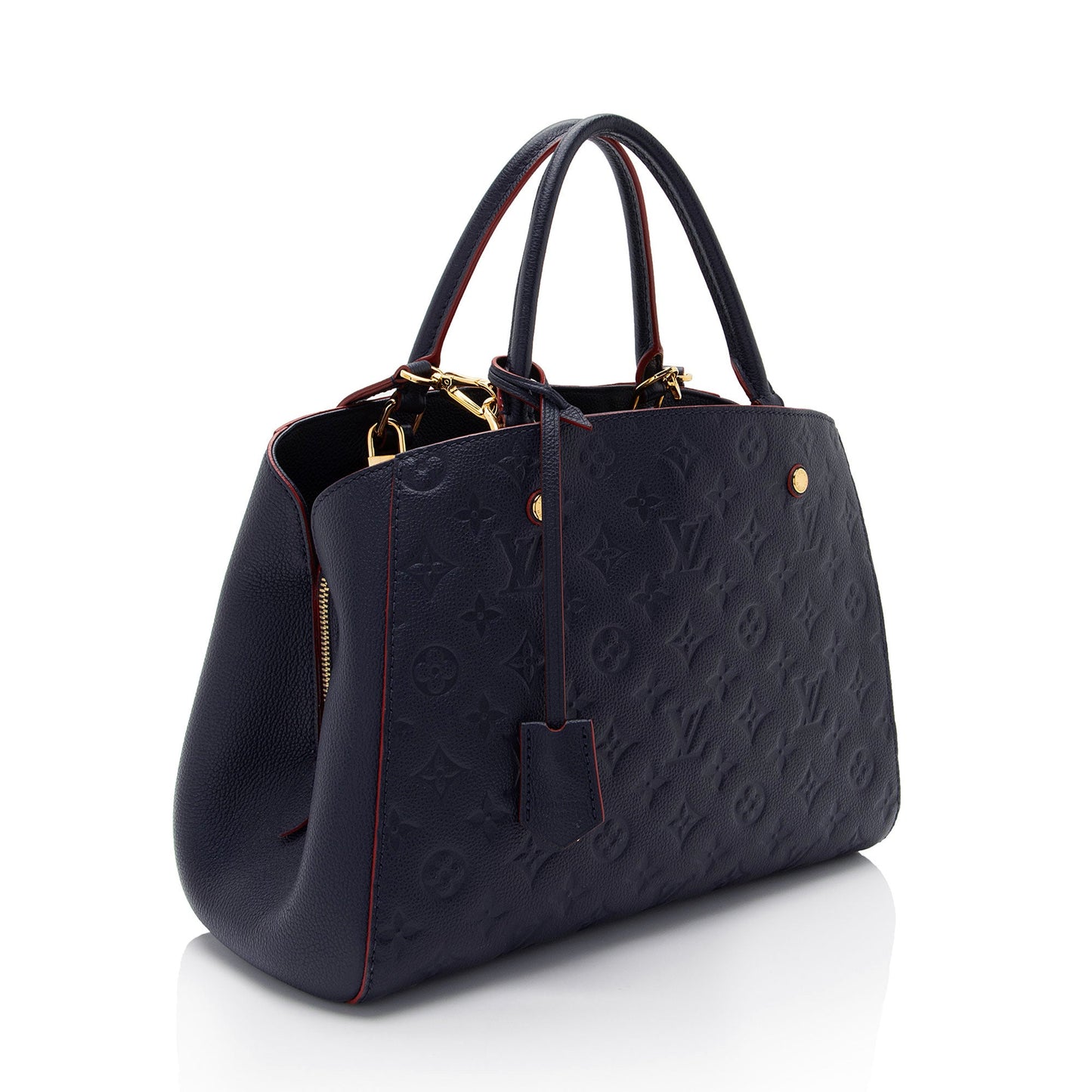 Louis Vuitton Monogram Empreinte Montaigne MM Satchel (SHF-dJE1Eb)