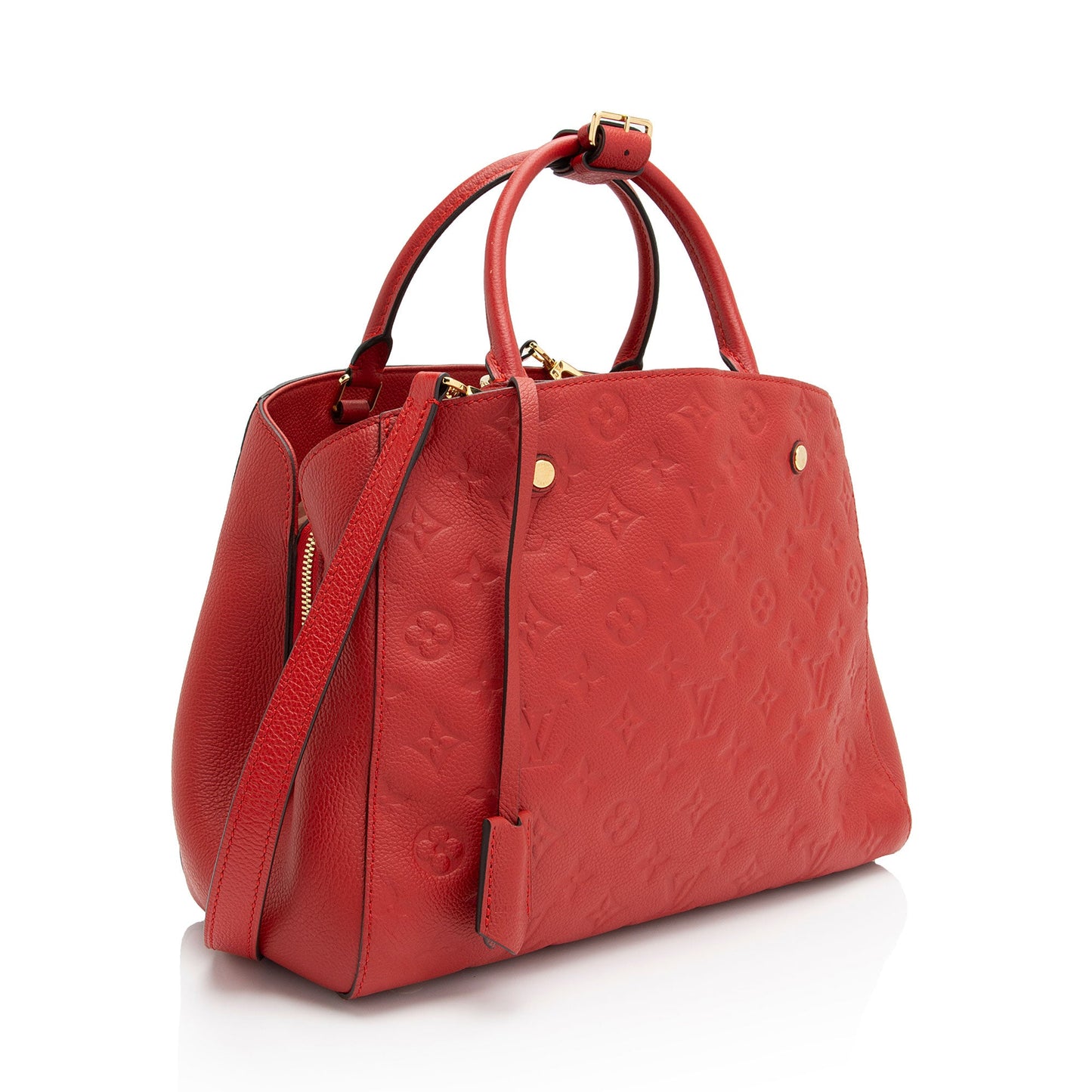 Louis Vuitton Monogram Empreinte Montaigne MM Satchel (SHF-oI2UM3)
