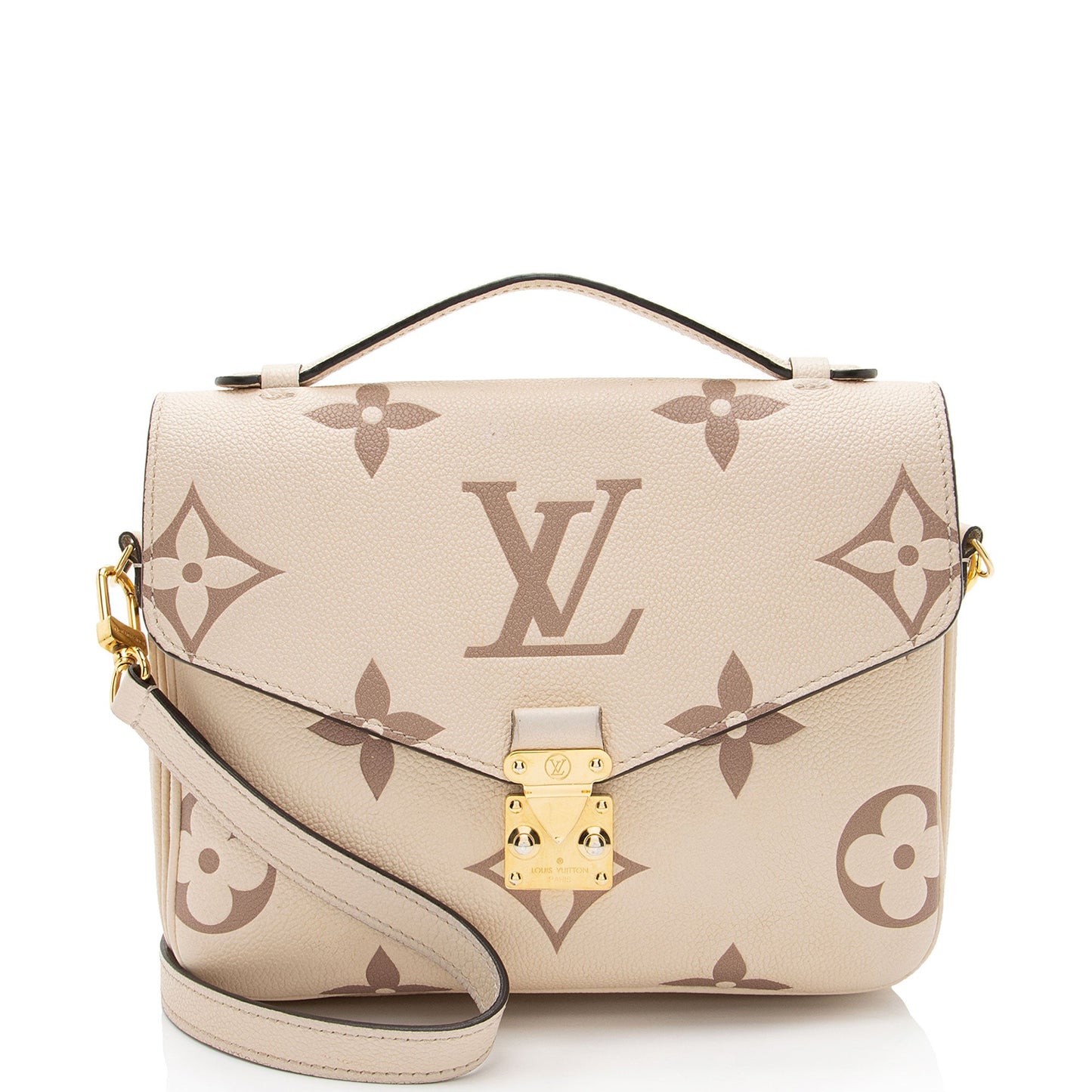 Louis Vuitton Giant Monogram Empreinte Bicolor Pochette Metis Shoulder Bag