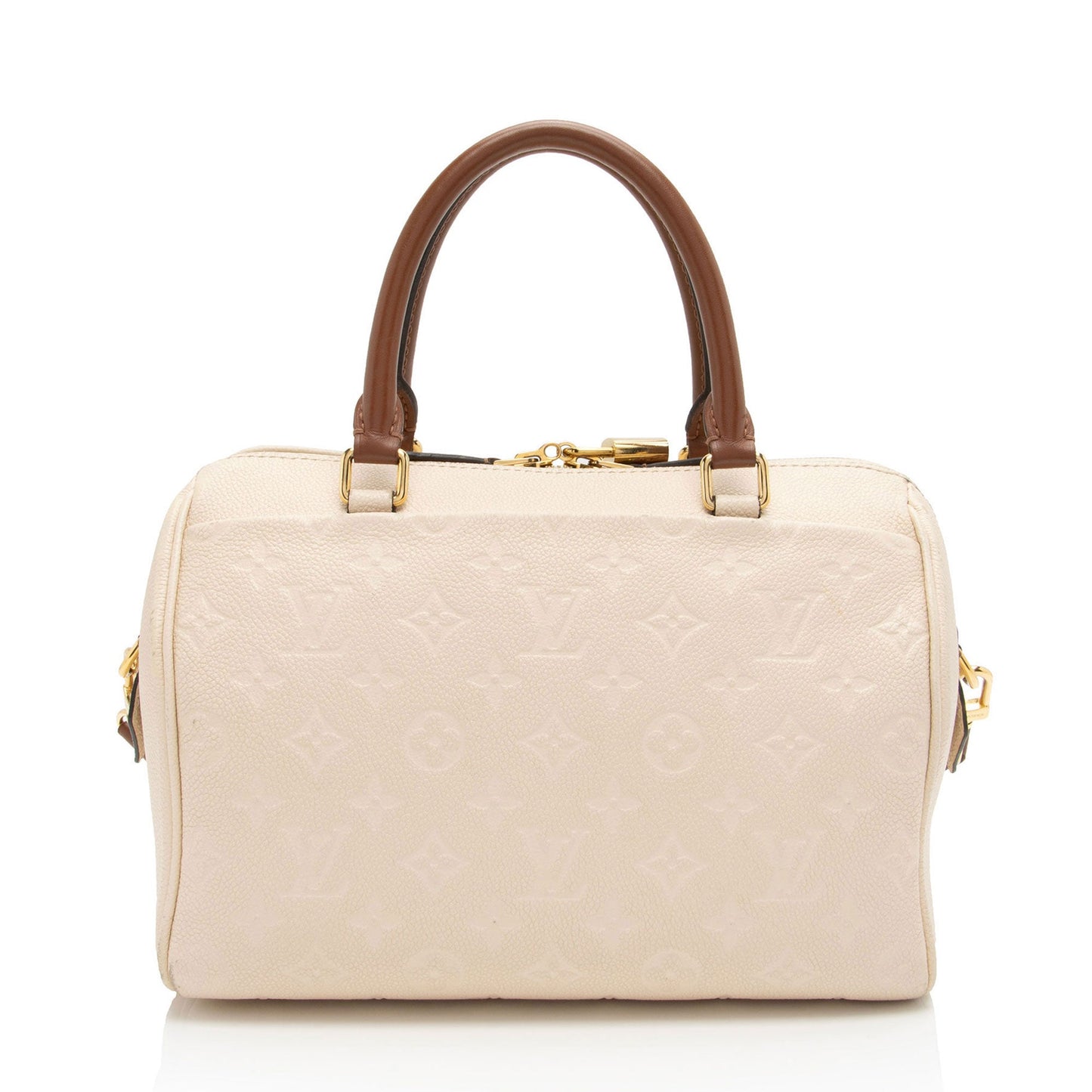 Louis Vuitton Monogram Empreinte Speedy Bandouliere 25 Satchel (SHF-TK9Hup)