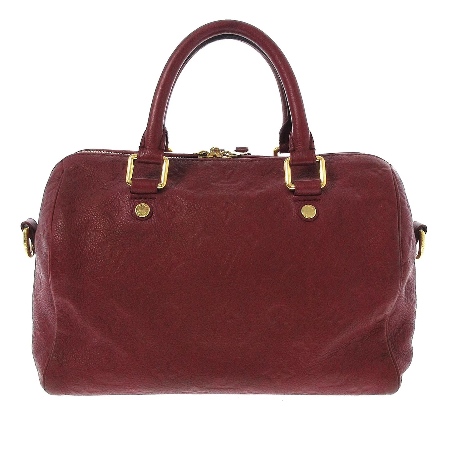 Louis Vuitton Monogram Empreinte Speedy Bandouliere 25 (SHG-35458)
