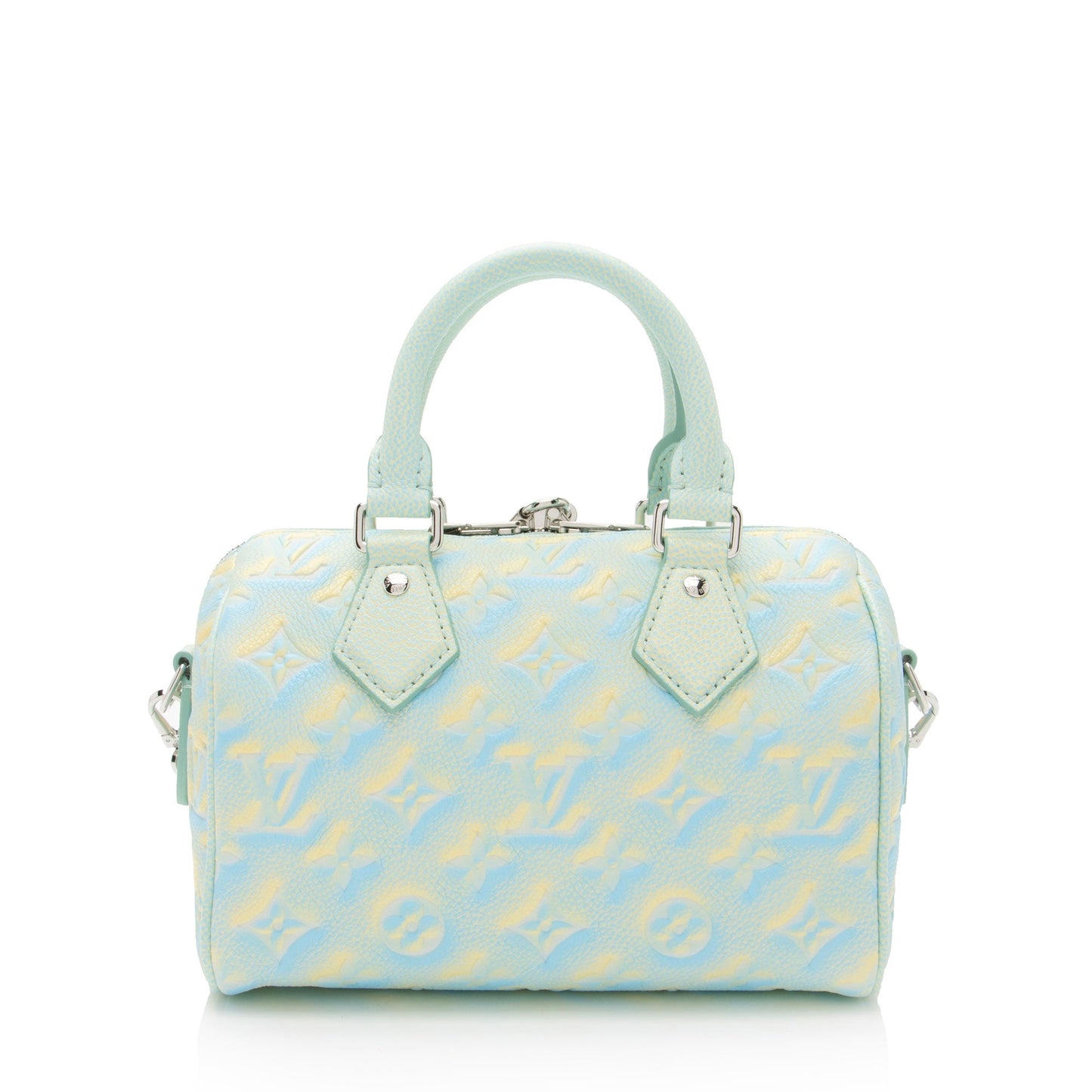 Louis Vuitton Monogram Empreinte Summer Stardust Speedy Bandouliere 20 Satchel (SHF-zGGIBN)